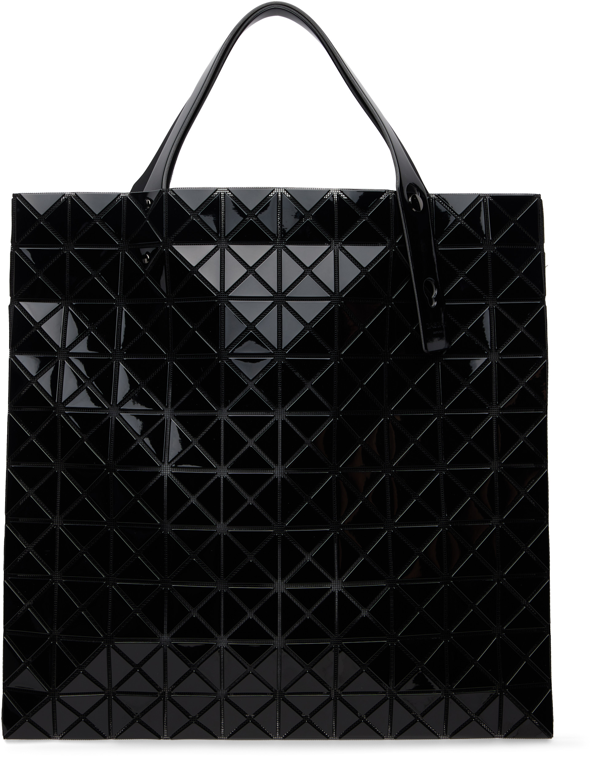 BAO BAO ISSEY MIYAKE: Black Prism Tote | SSENSE