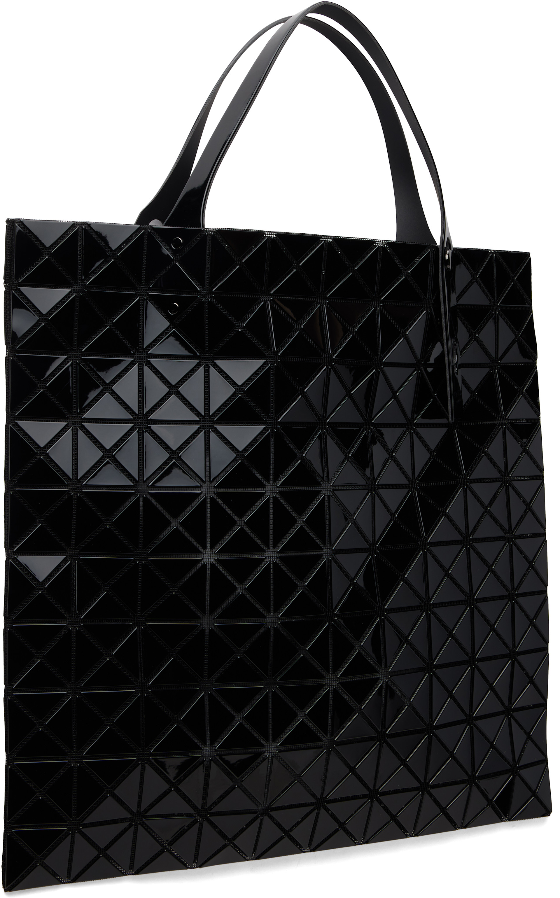 BAO BAO ISSEY MIYAKE: Black Prism Tote | SSENSE
