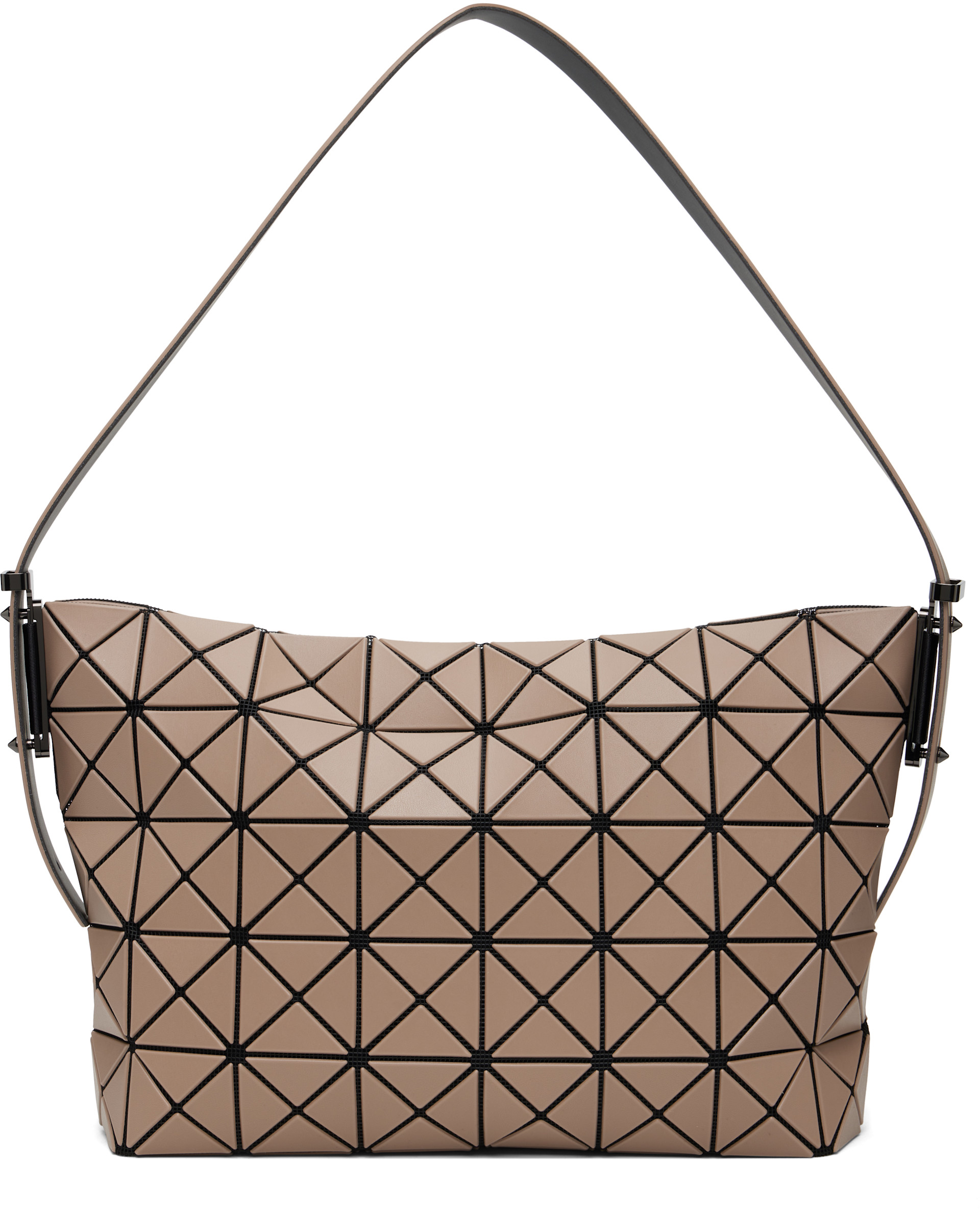 BAO BAO ISSEY MIYAKE: Taupe Musette Bag | SSENSE