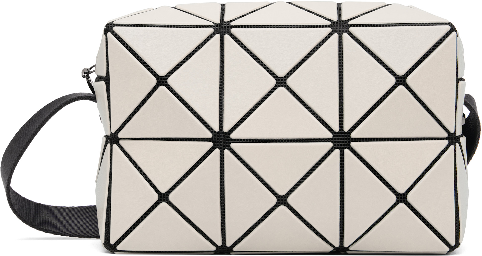 Bao Bao Issey Miyake - 오프 화이트 큐보이드 메신저백