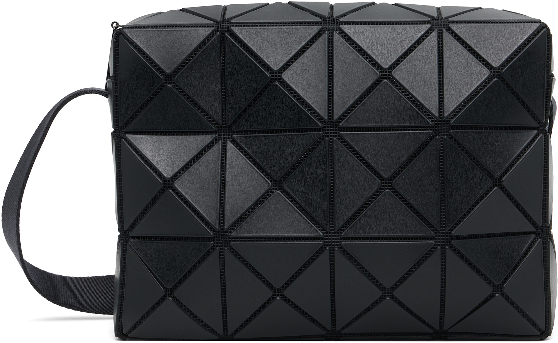 BAO BAO ISSEY MIYAKE: Black Cuboid Bag | SSENSE