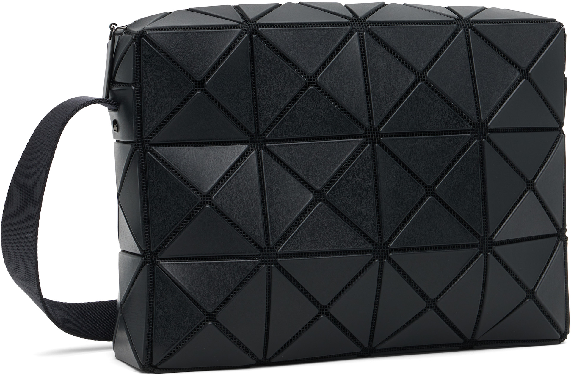 BAO BAO ISSEY MIYAKE: Black Cuboid Bag | SSENSE