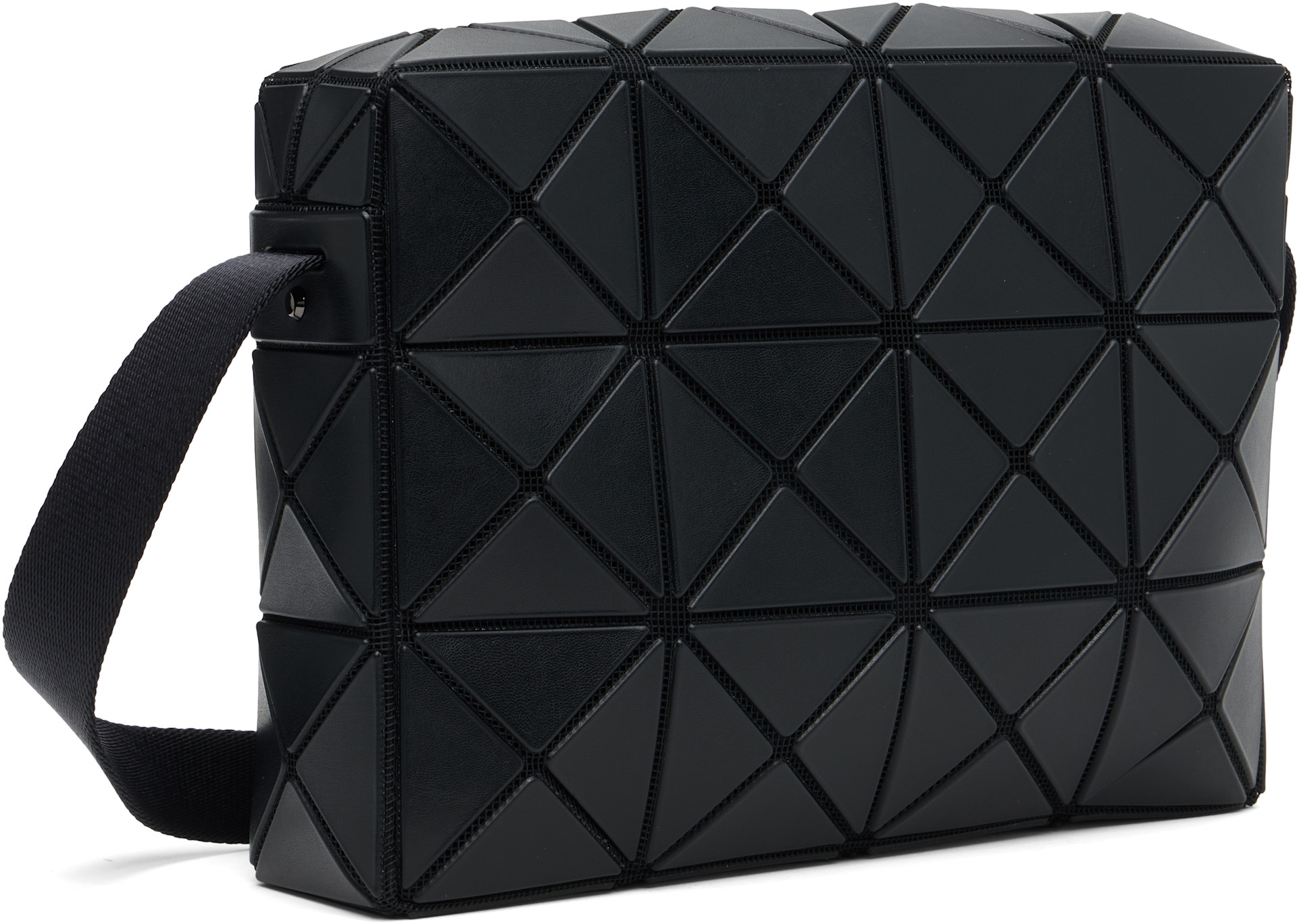 BAO BAO ISSEY MIYAKE: Black Cuboid Bag | SSENSE
