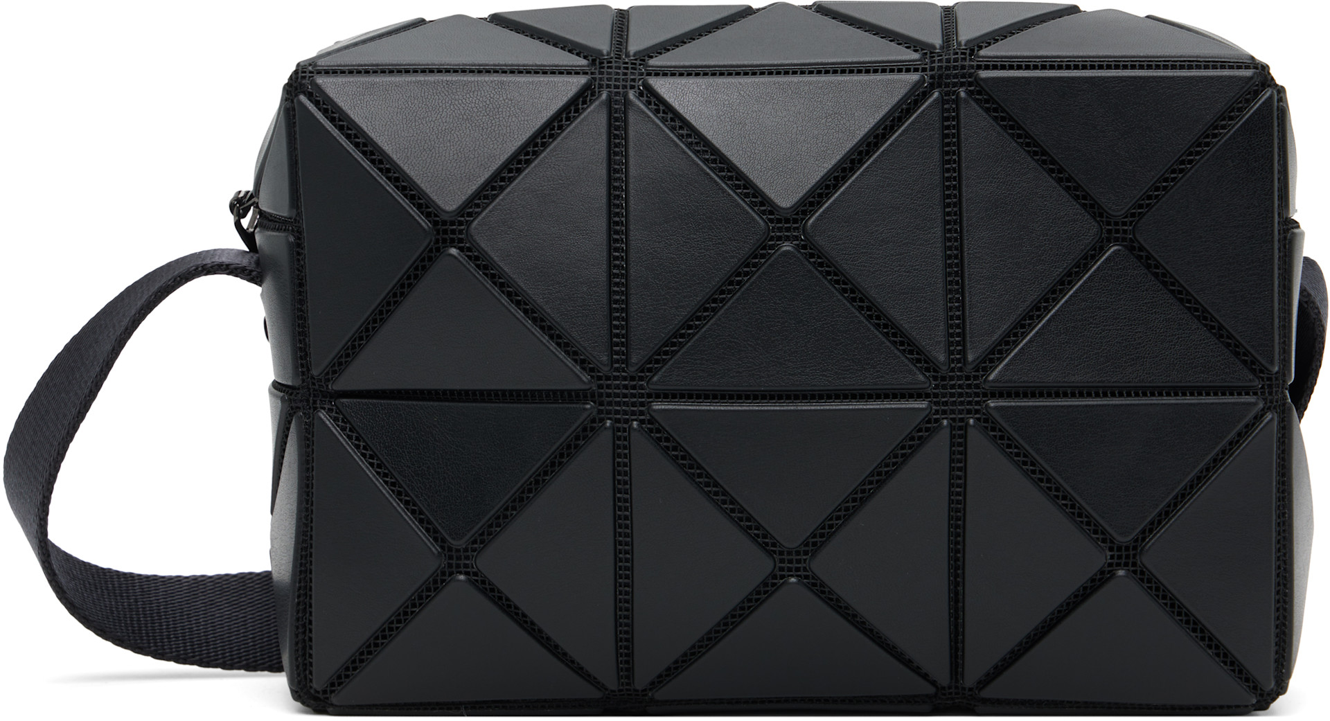 BAO BAO ISSEY MIYAKE: Black Cuboid Bag | SSENSE