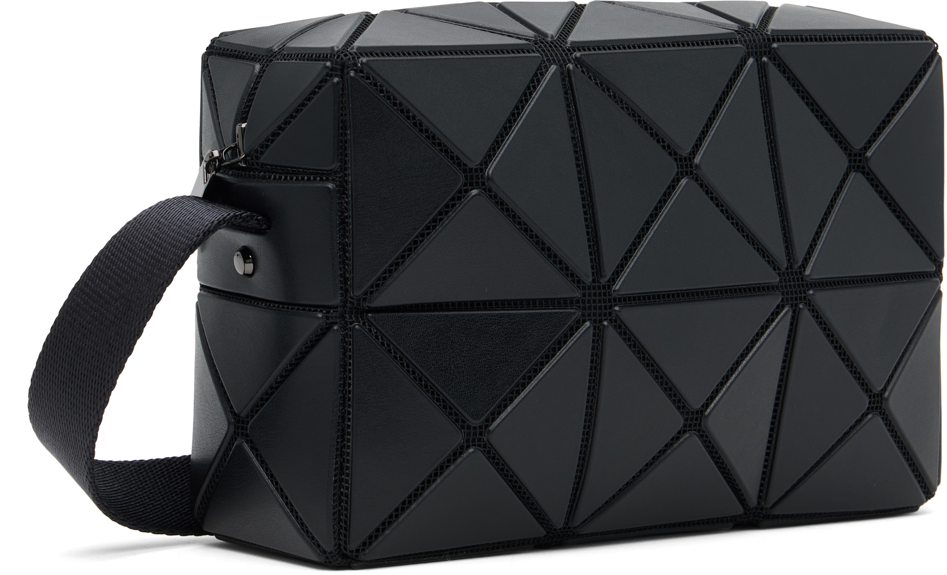 ISSEY MIYAKE　BAOBAO BAO BAO ISSEY MIYAKE: Black Cuboid Bag | SSENSE