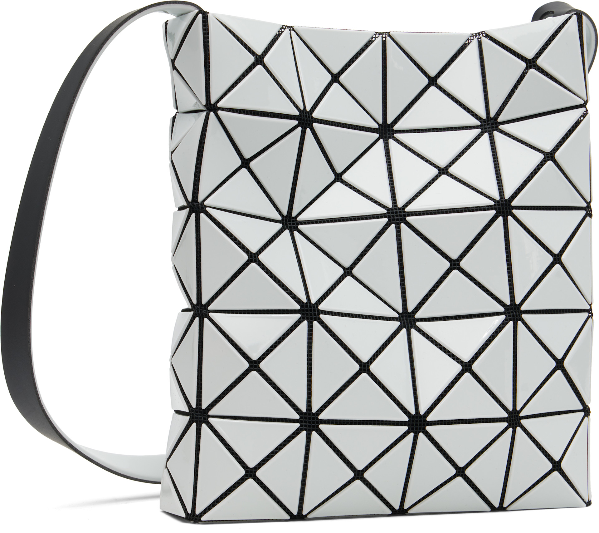 BAO BAO ISSEY MIYAKE: Gray Prism Gloss Bag | SSENSE