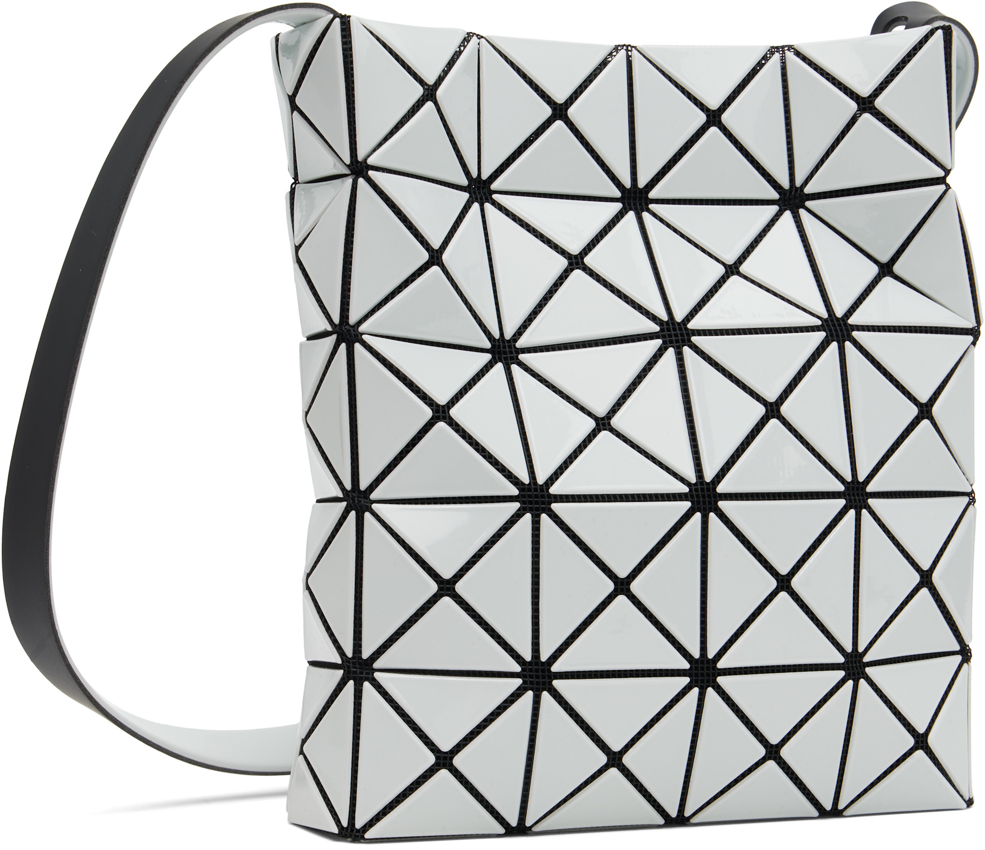 BAO BAO ISSEY MIYAKE: Gray Prism Gloss Bag | SSENSE