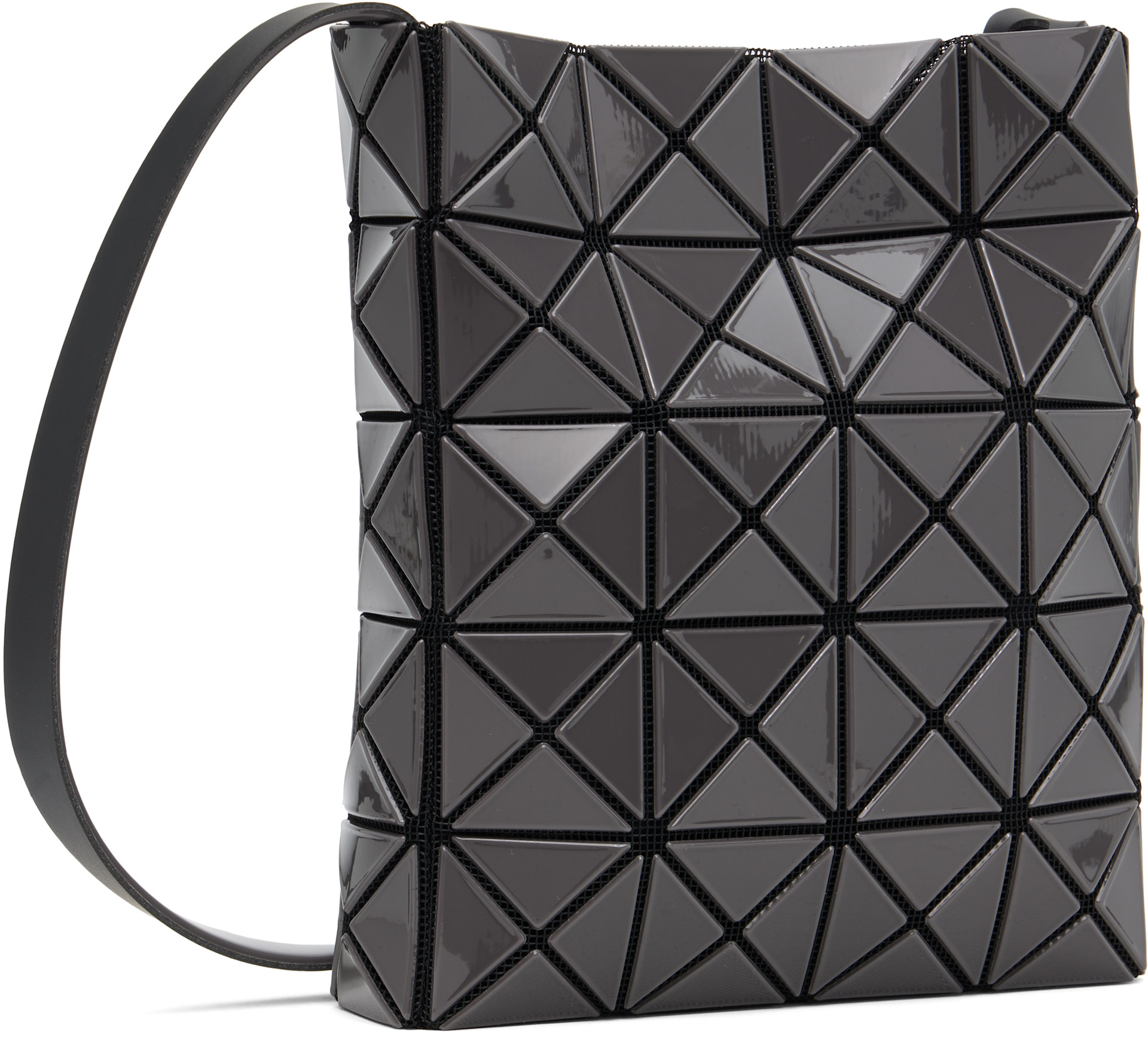 BAO BAO ISSEY MIYAKE: Gray Prism Gloss Bag | SSENSE
