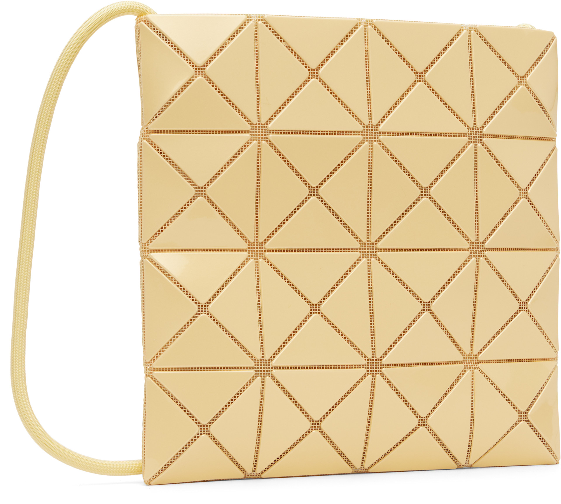 BAO BAO ISSEY MIYAKE: Yellow Lucent One-Tone Bag | SSENSE