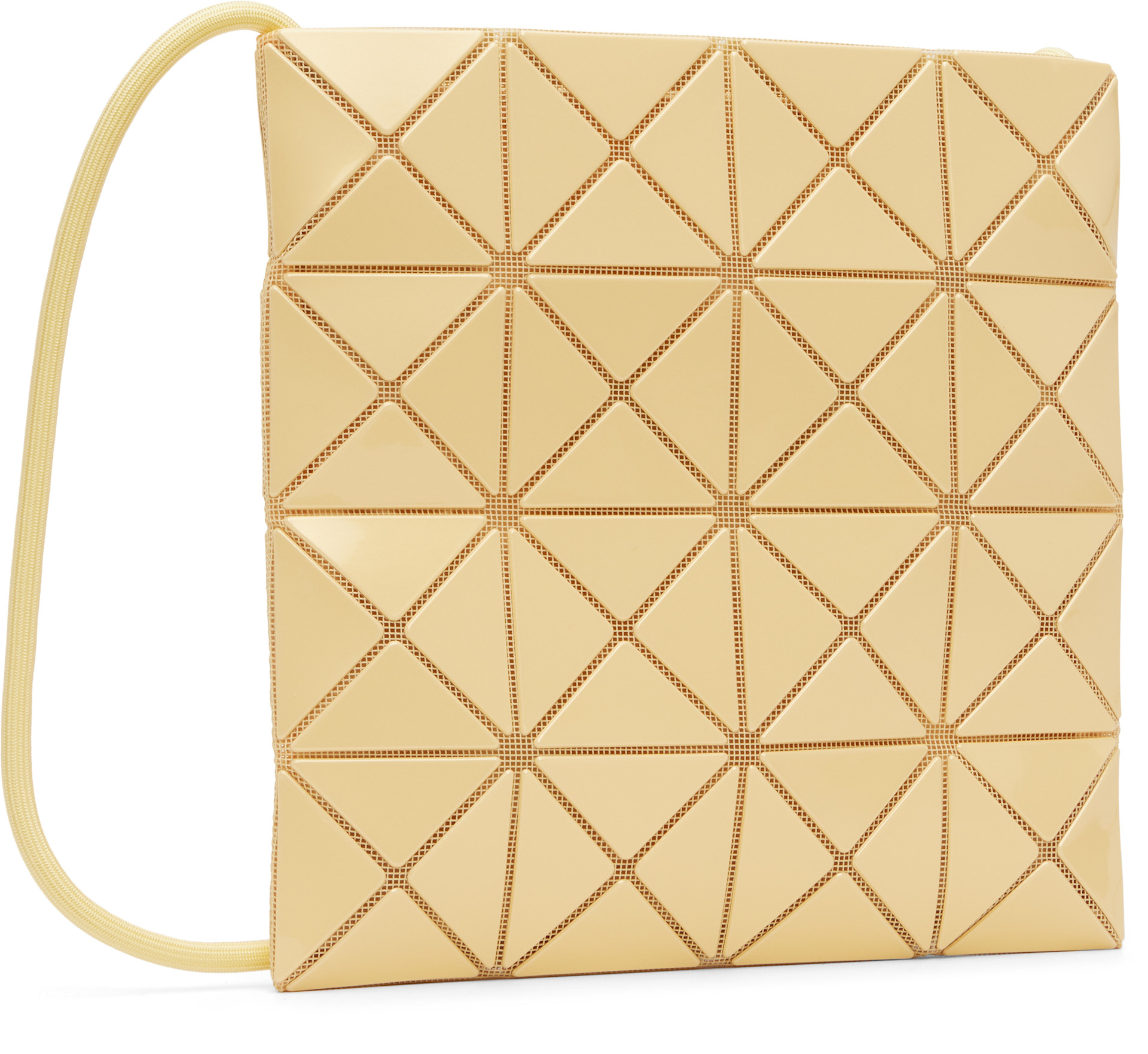 BAO BAO ISSEY MIYAKE: Yellow Lucent One-Tone Bag | SSENSE