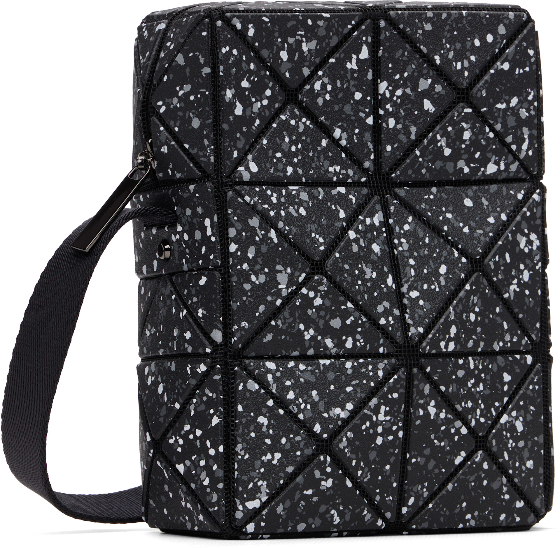BAO BAO ISSEY MIYAKE: Black City Messenger Bag | SSENSE