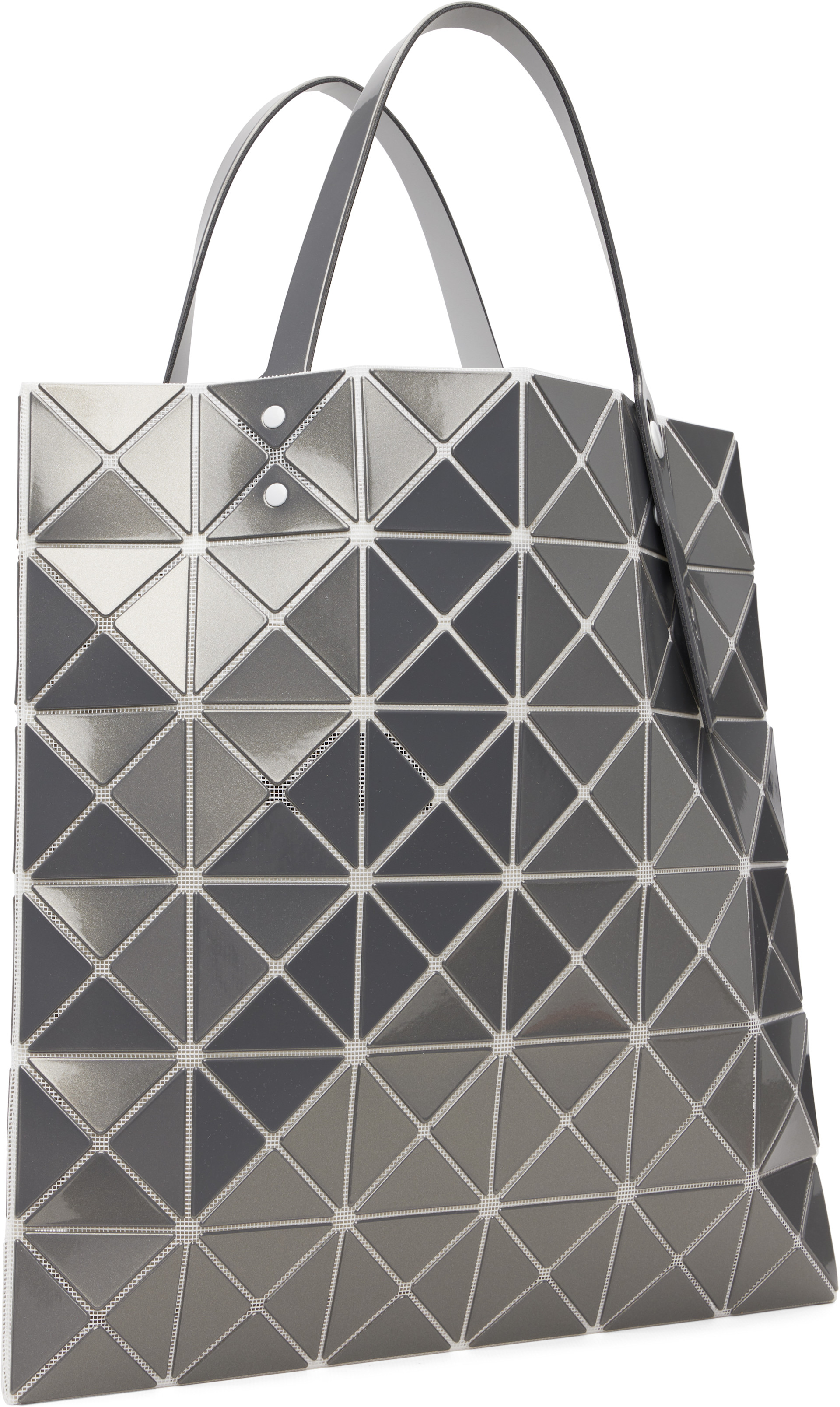 Bao Bao Issey Miyake - 그레이 루센트 메탈릭 토트백