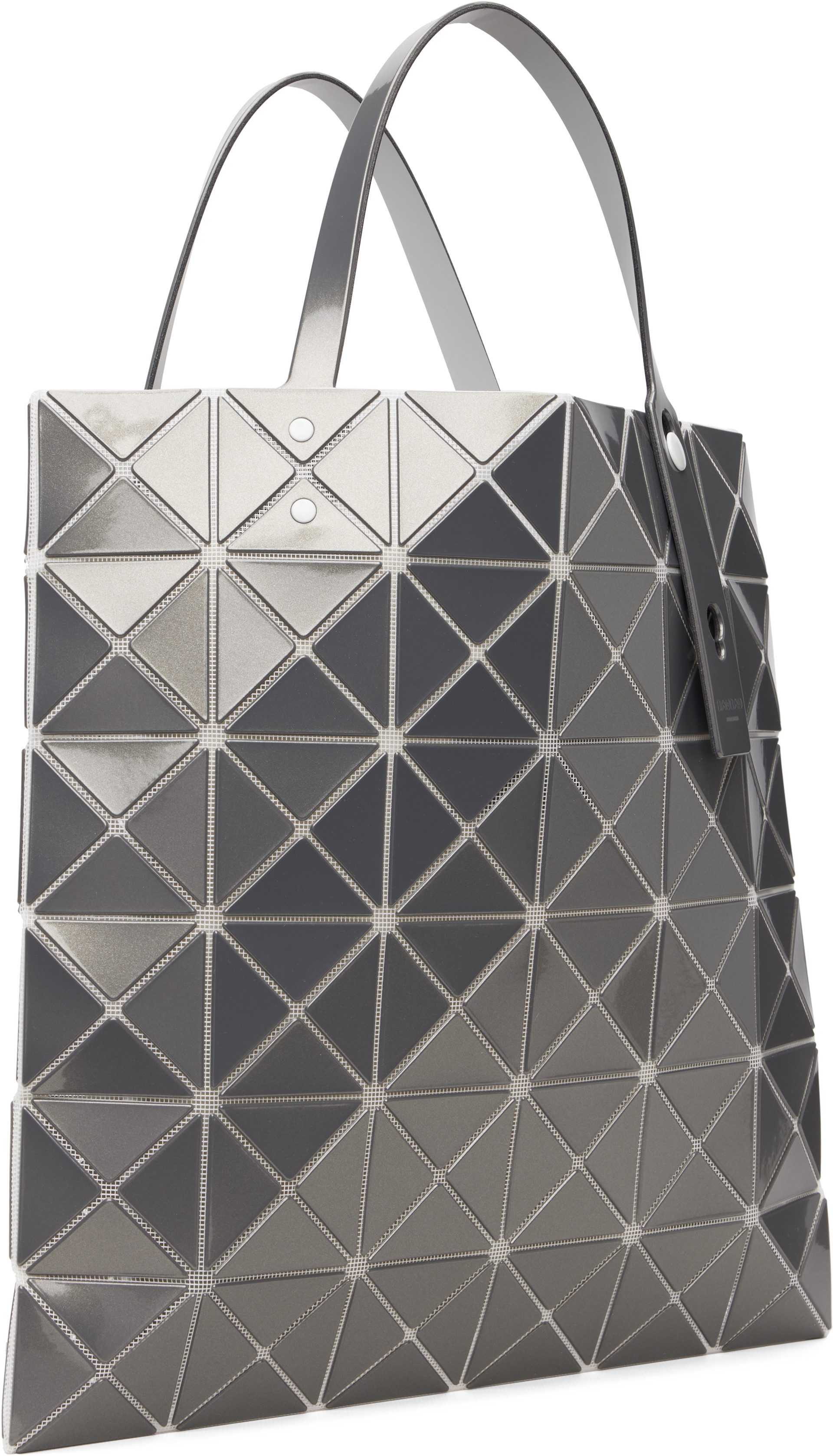 BAO BAO ISSEY MIYAKE: Gray Lucent Metallic Tote | SSENSE Italy