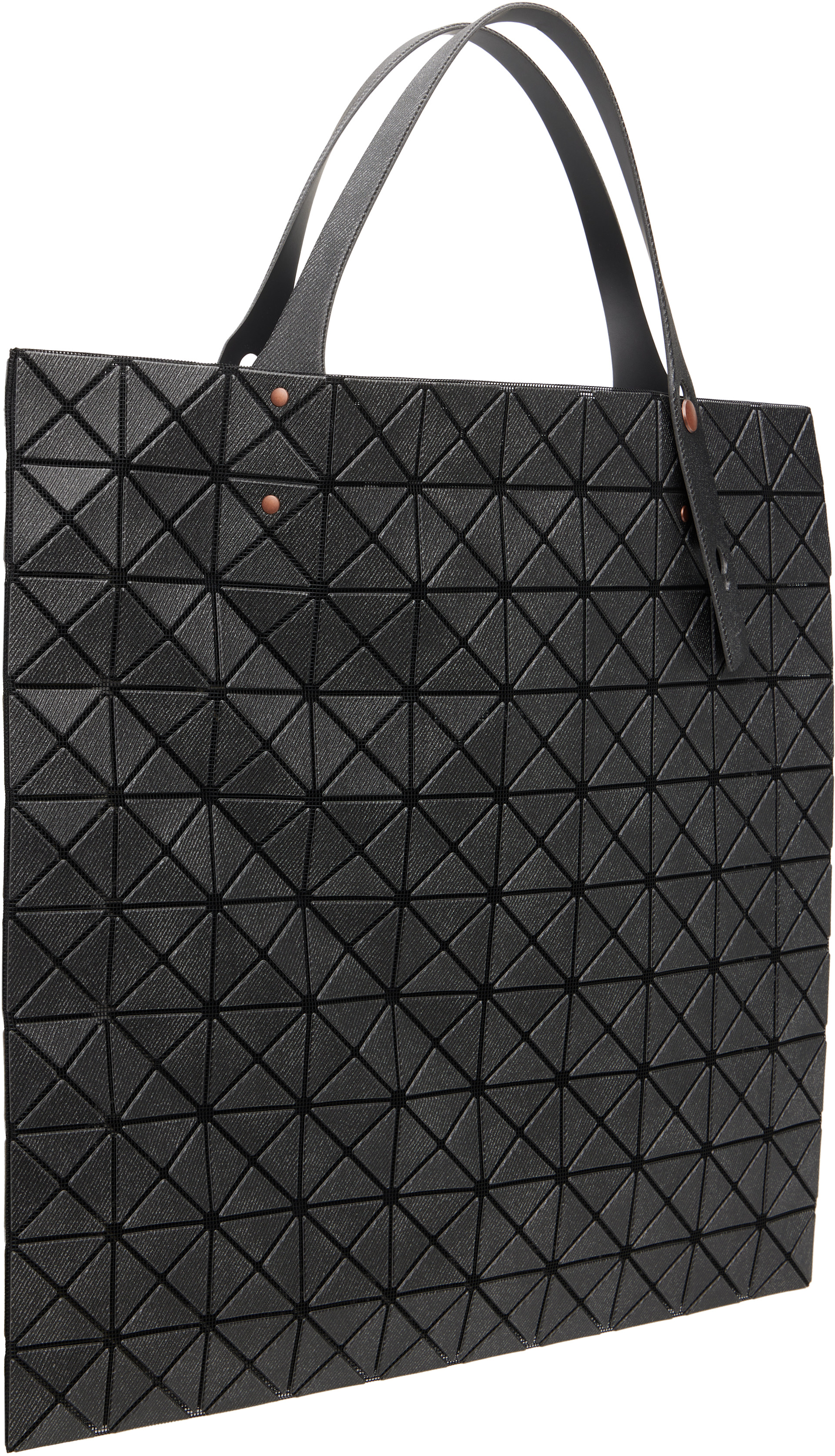 BAO BAO ISSEY MIYAKE: Black Prism Denim Tote | SSENSE