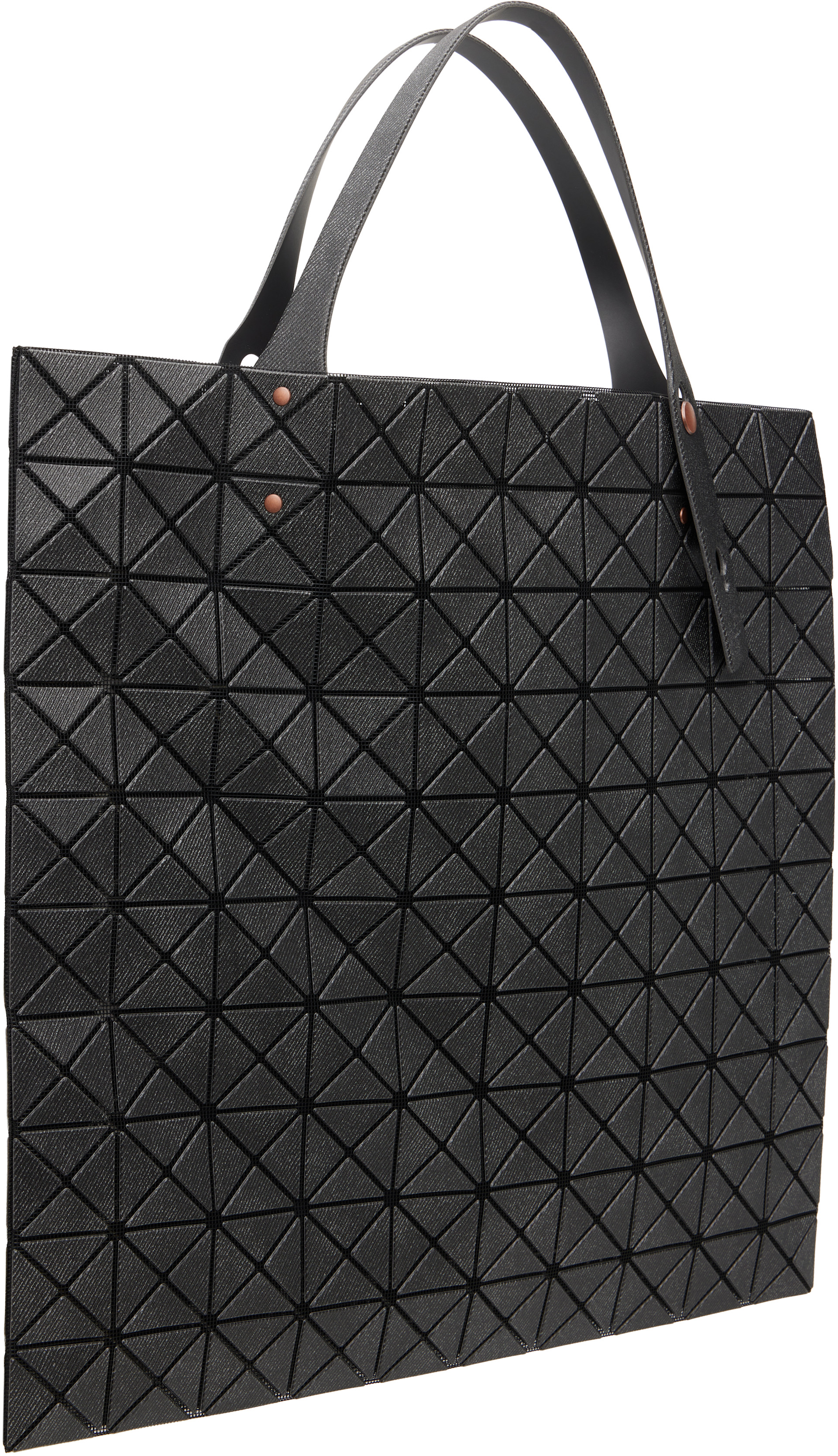 BAO BAO ISSEY MIYAKE: Black Prism Denim Tote | SSENSE