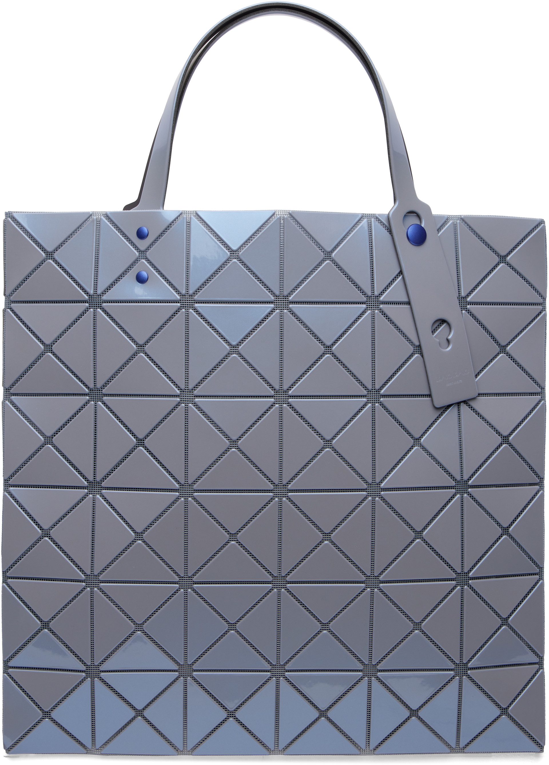 BAO BAO ISSEY MIYAKE: Blue Lucent One-Tone Tote | SSENSE