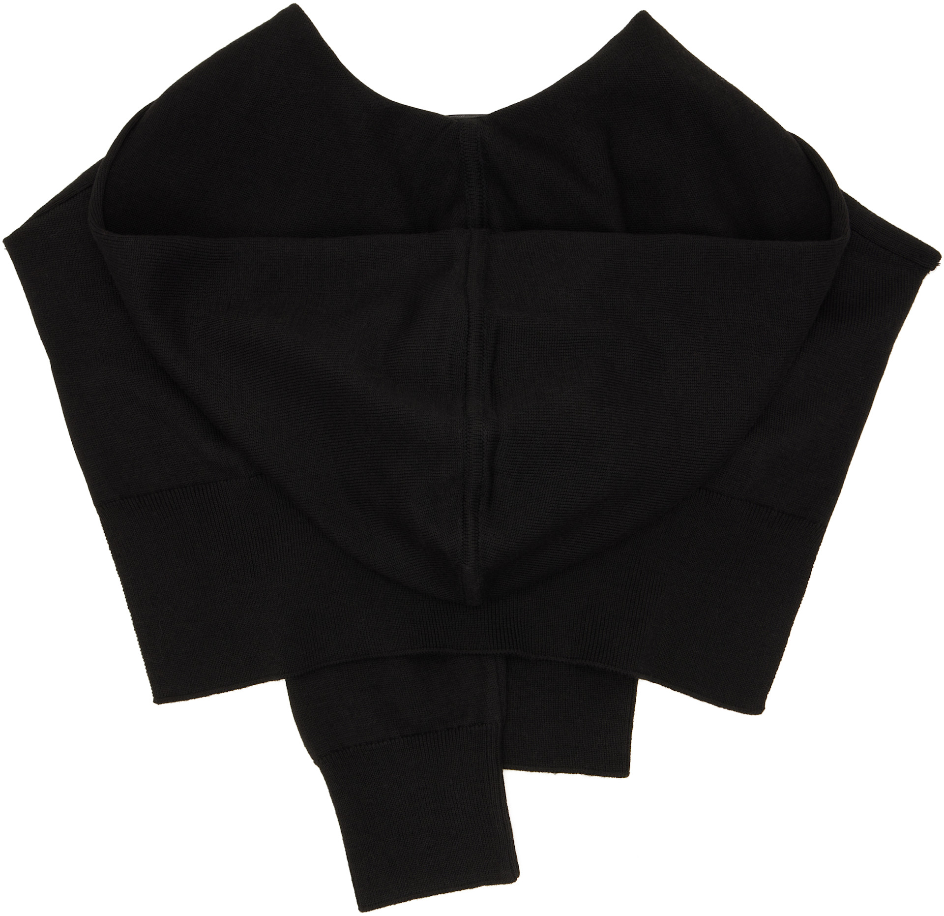 OPEN YY: ブラック Hoodie Sleeve レイヤー フード | SSENSE 日本