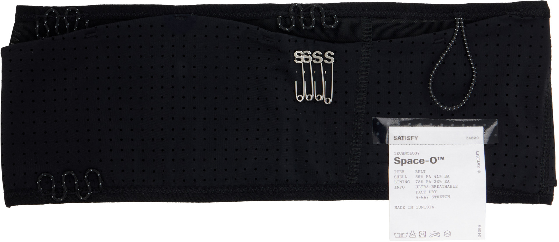 Satisfy - Black Space‑O Running Belt
