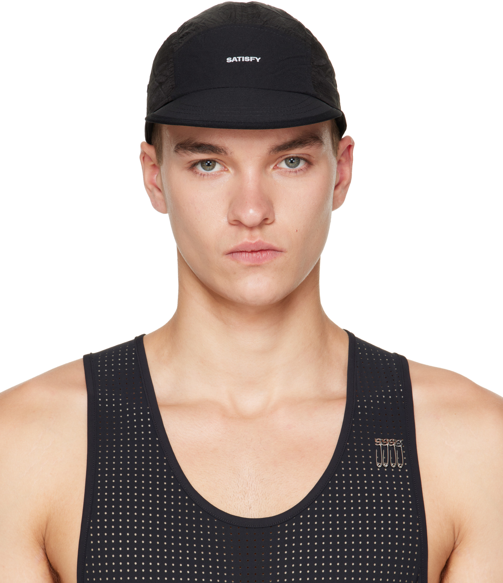 Satisfy - Black Rippy Trail Cap
