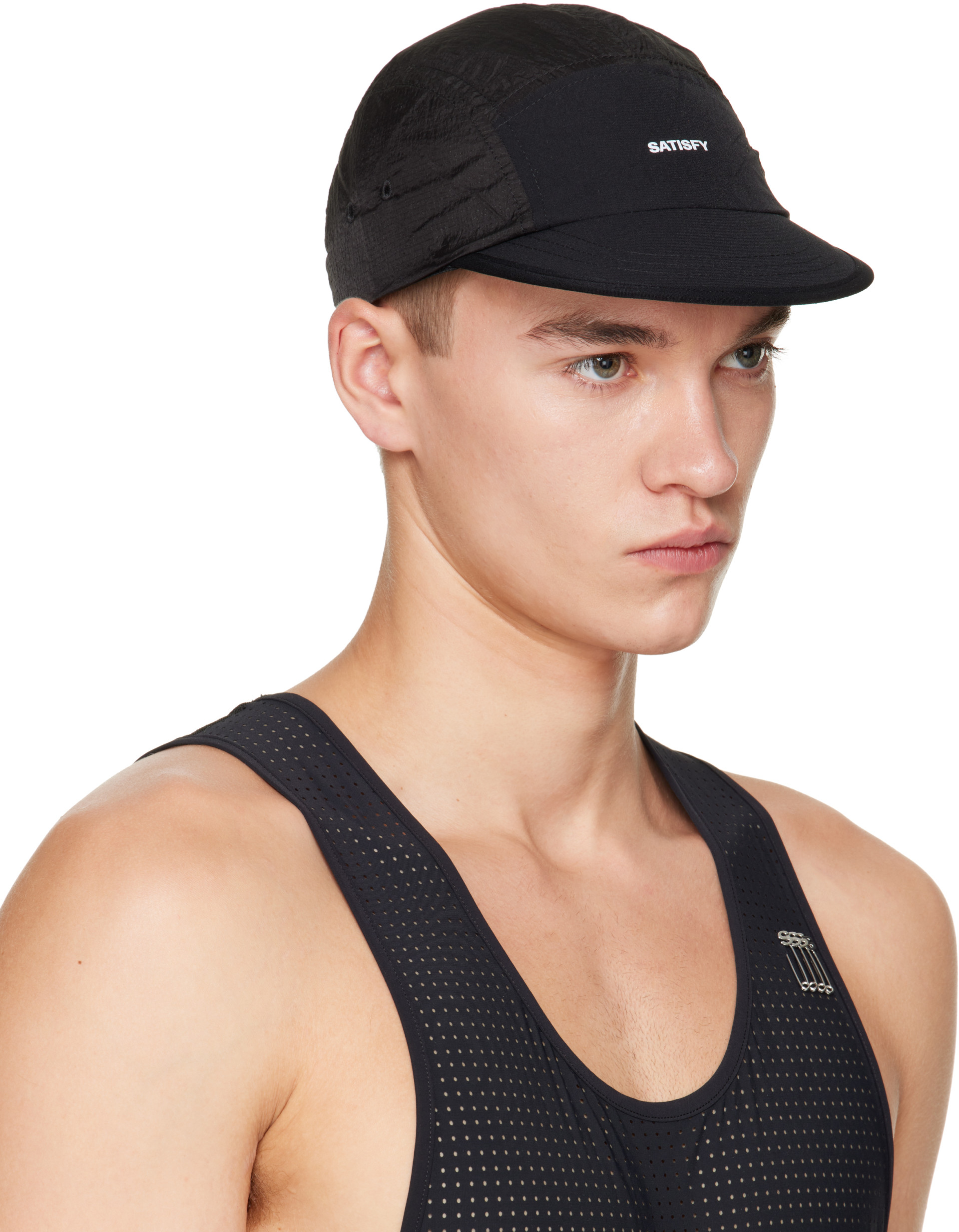 Satisfy - Black Rippy Trail Cap