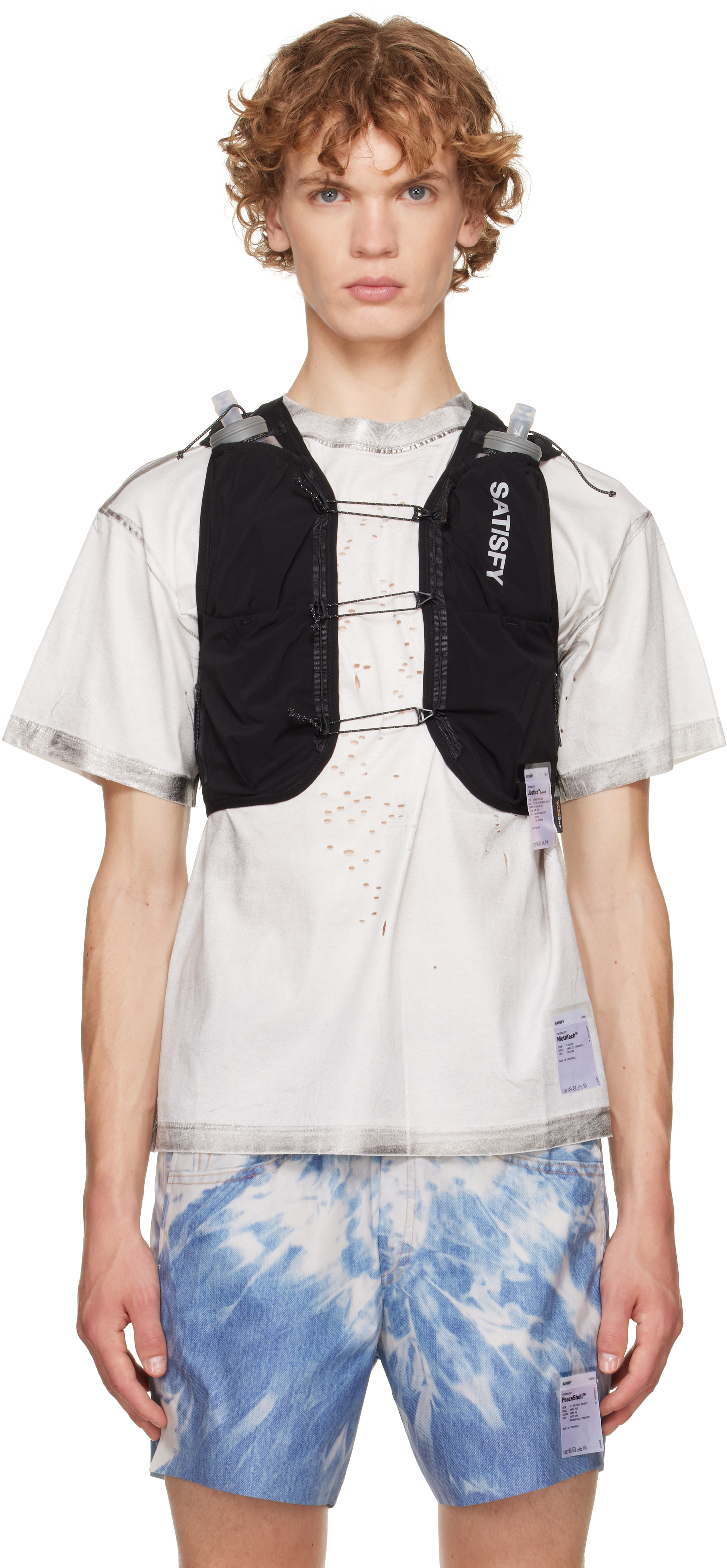 Satisfy: ブラック 'Justice Cordura' 5L Hydration ベスト | SSENSE 日本