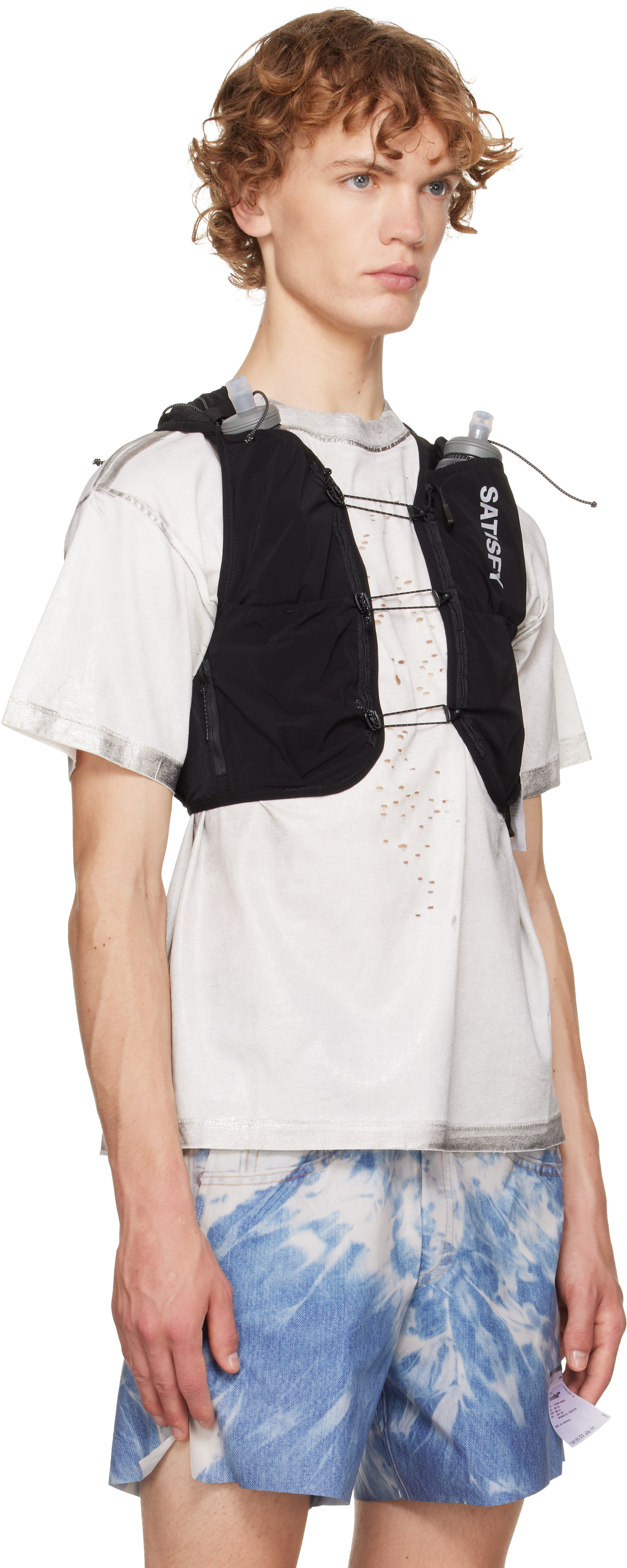 Satisfy: ブラック 'Justice Cordura' 5L Hydration ベスト | SSENSE 日本