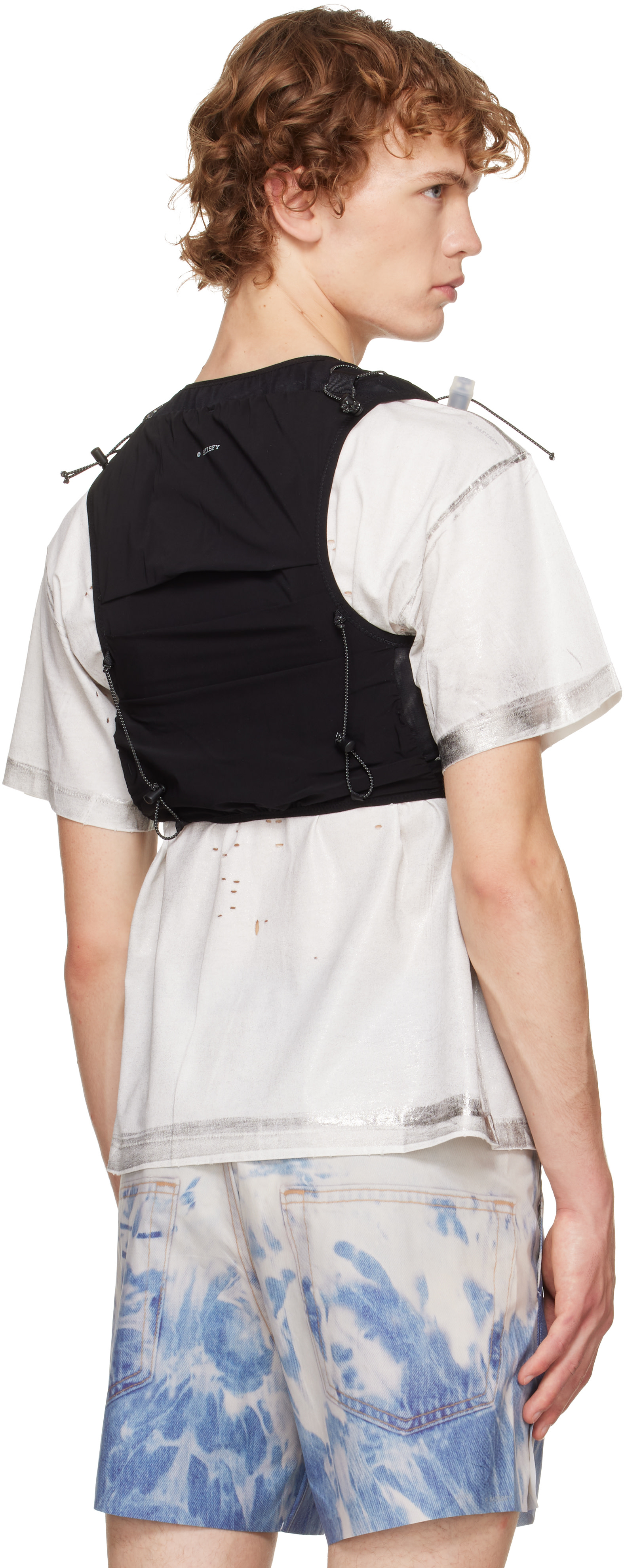 Satisfy: ブラック 'Justice Cordura' 5L Hydration ベスト | SSENSE 日本