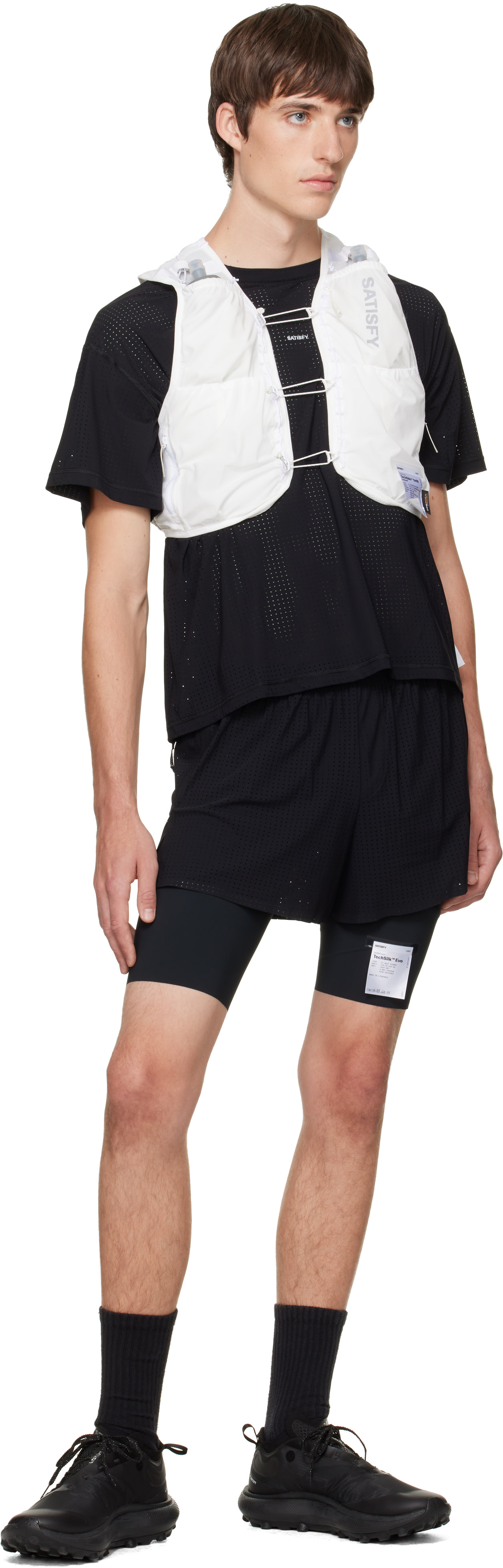 Satisfy: White Justice Cordura 5L Hydration Vest | SSENSE