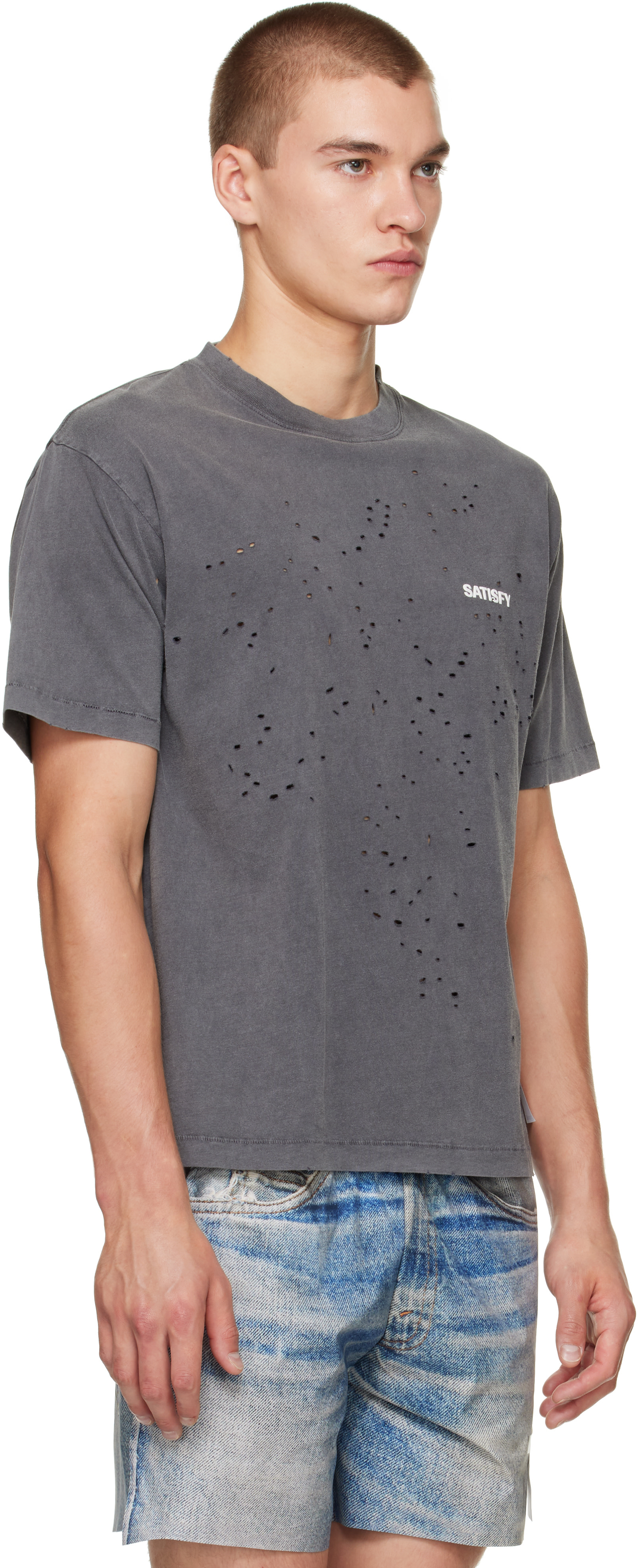 Satisfy - Gray MothTech T-shirt