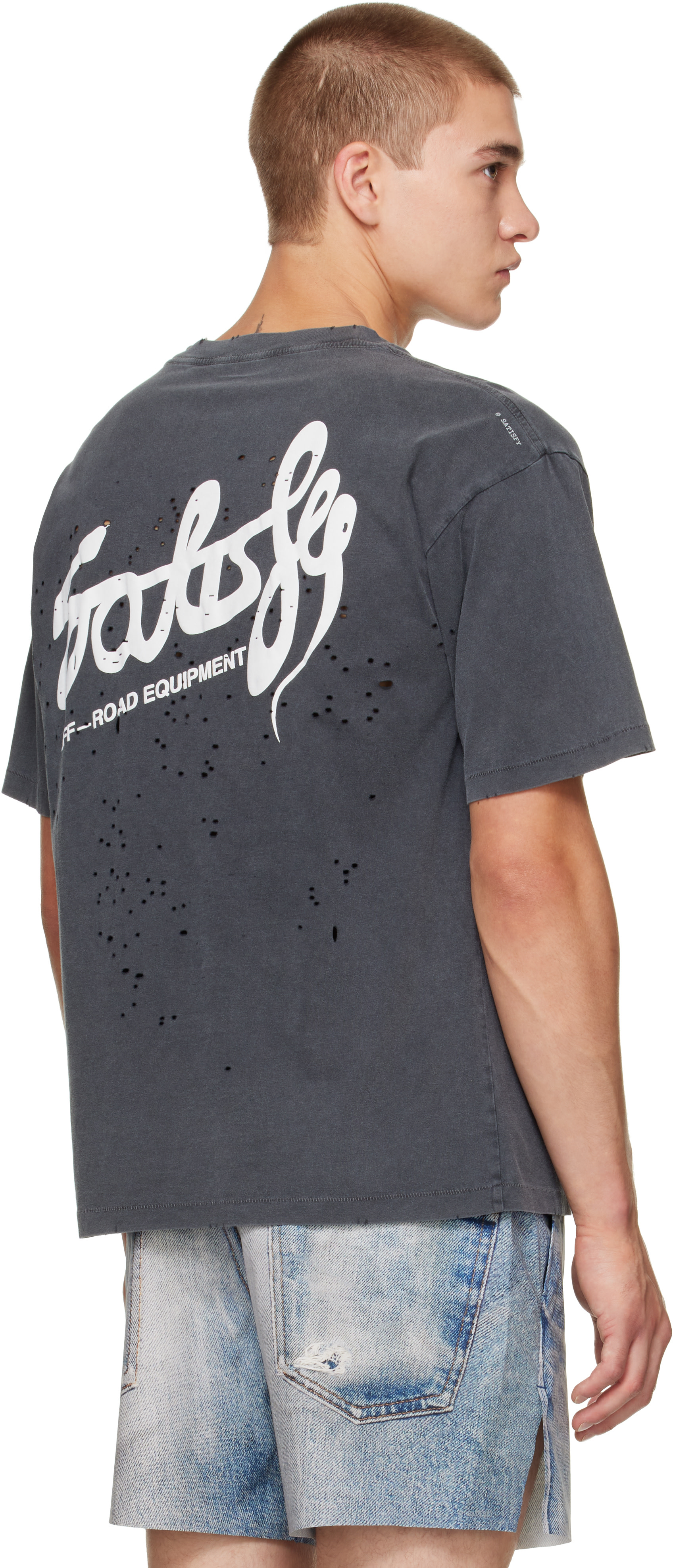 Satisfy - T-shirt gris en jersey MothTech