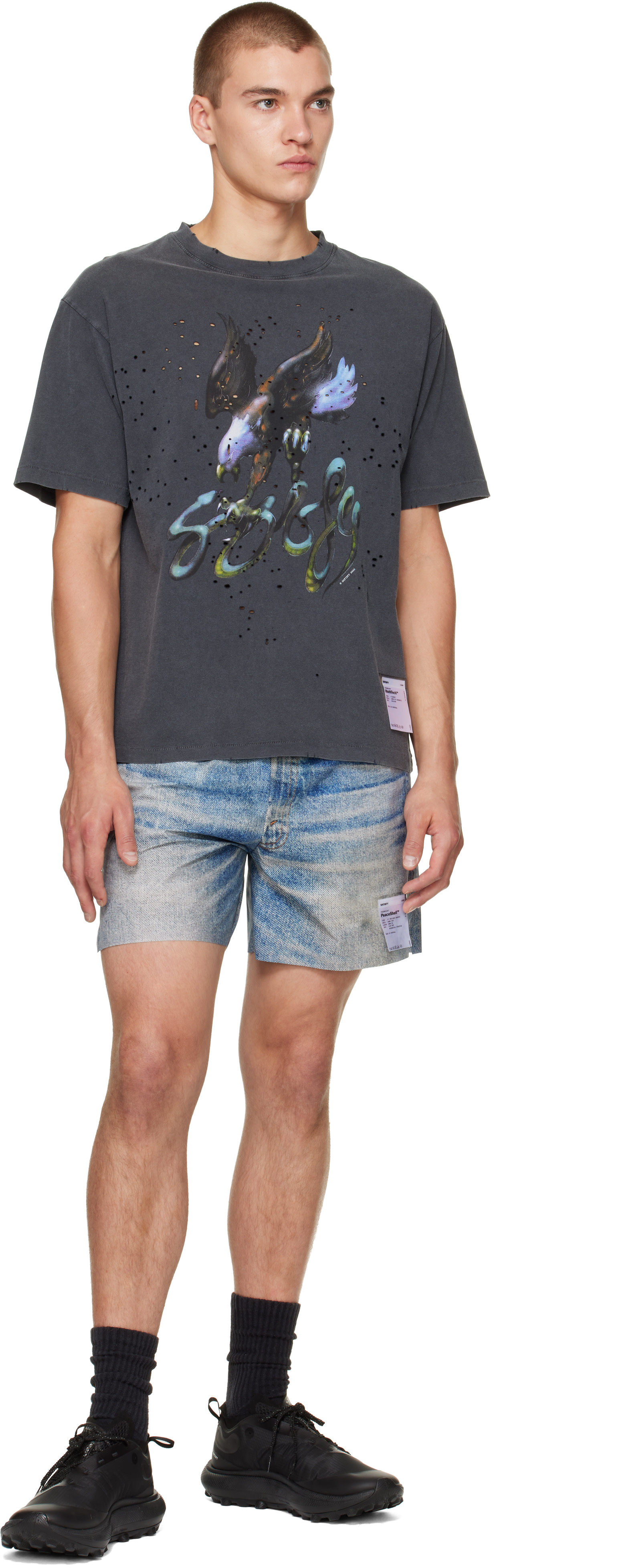 Satisfy - Gray MothTech T-shirt