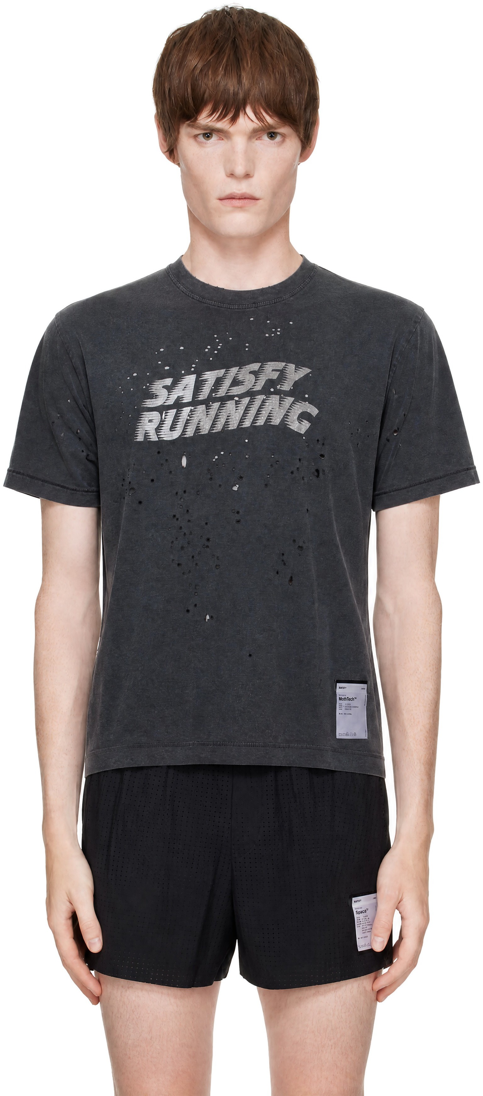 Satisfy - Gray MothTech T-shirt