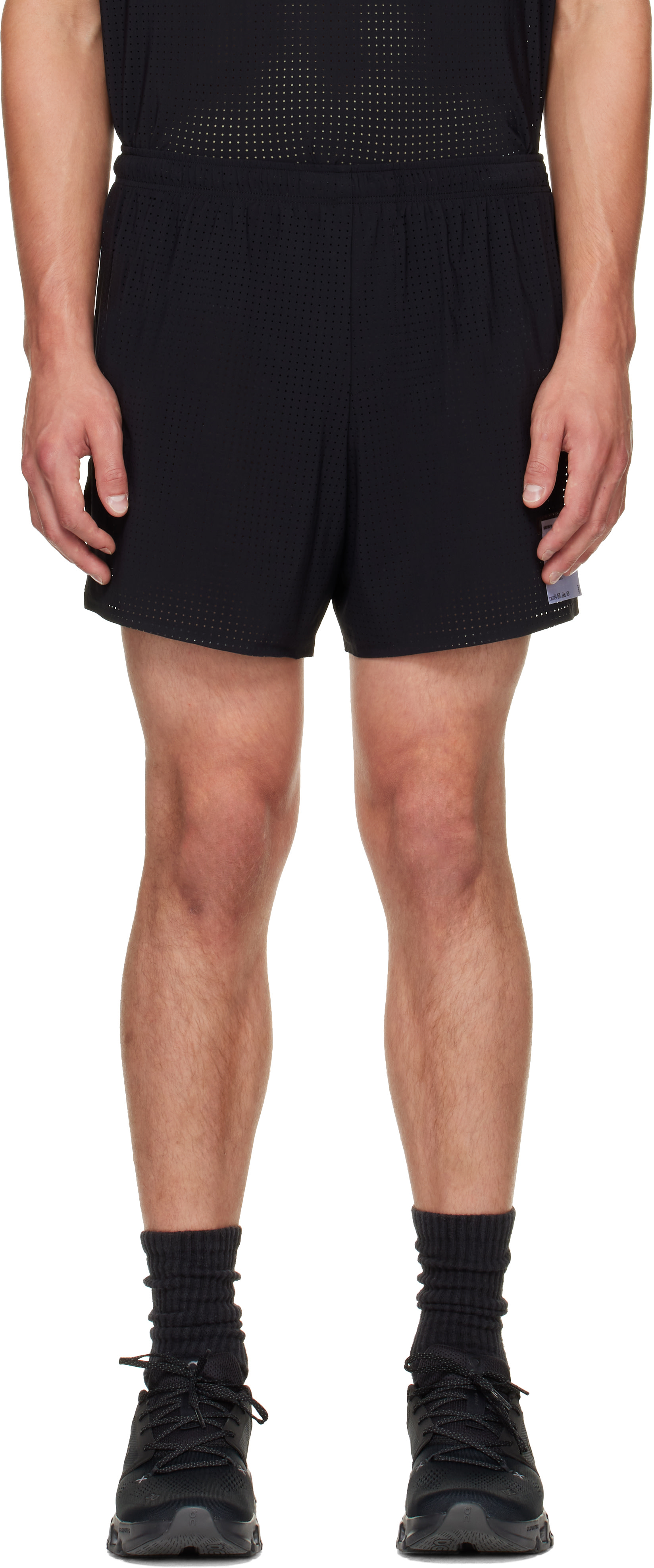 Satisfy - Black Space-O 5" Running Shorts