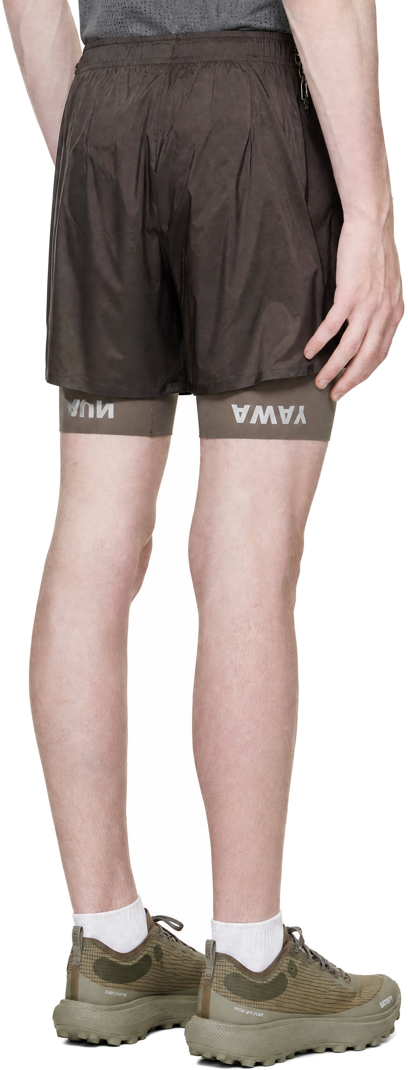 Satisfy - Brown TechSilk 8 Running Shorts