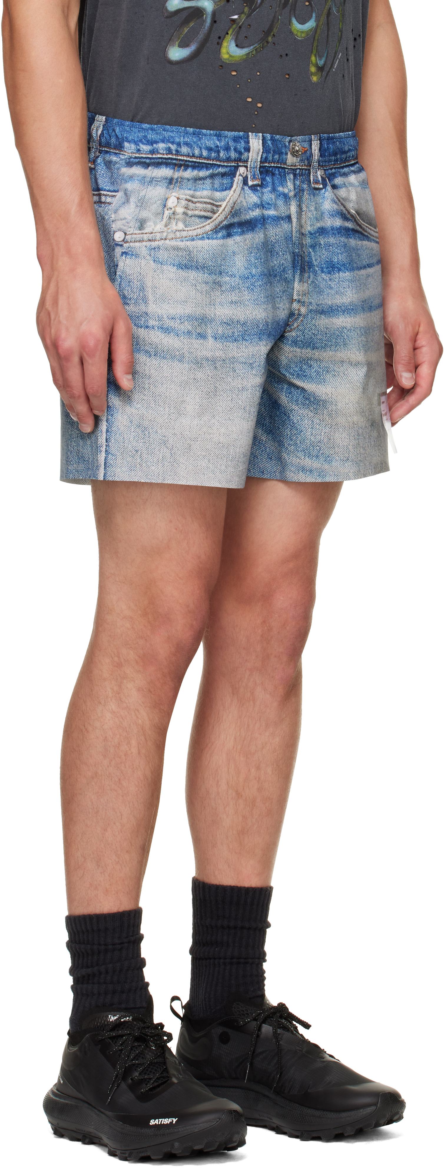 Satisfy - Blue PeaceShell 5" Unlined Shorts