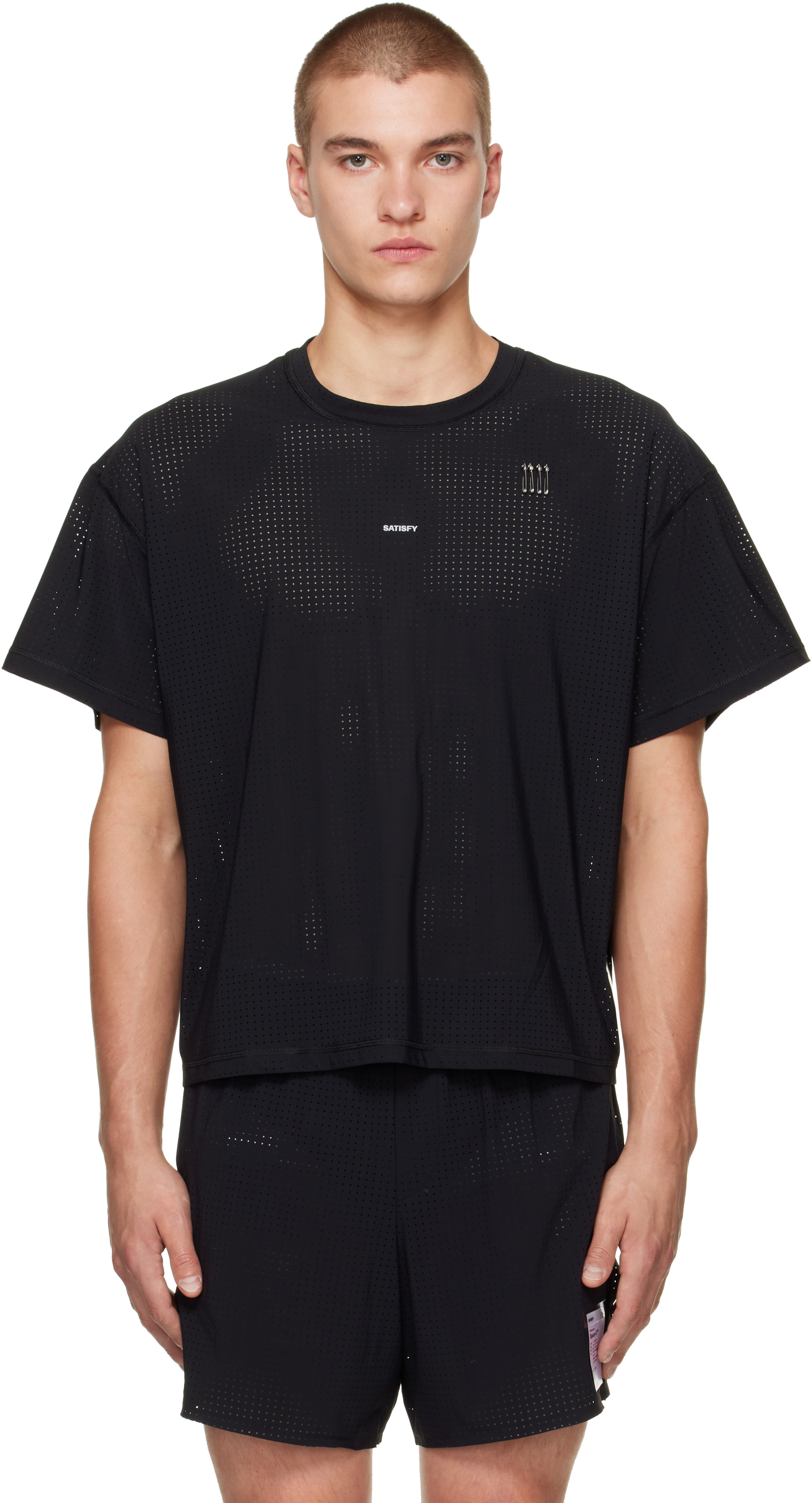 Satisfy - Black Space-O Running Top