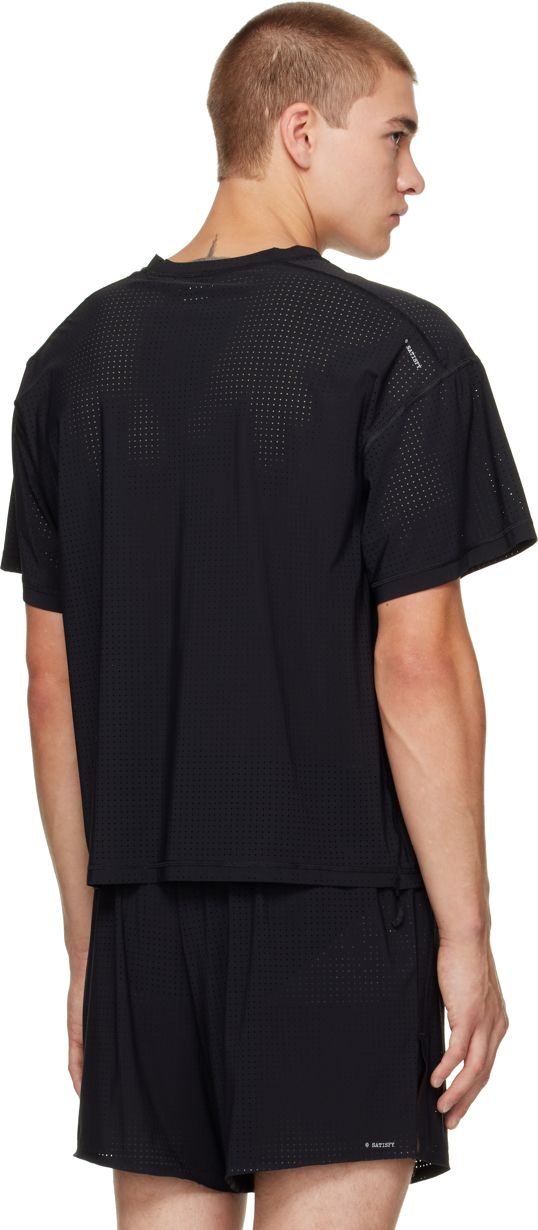 Satisfy - Black Space-O Running Top