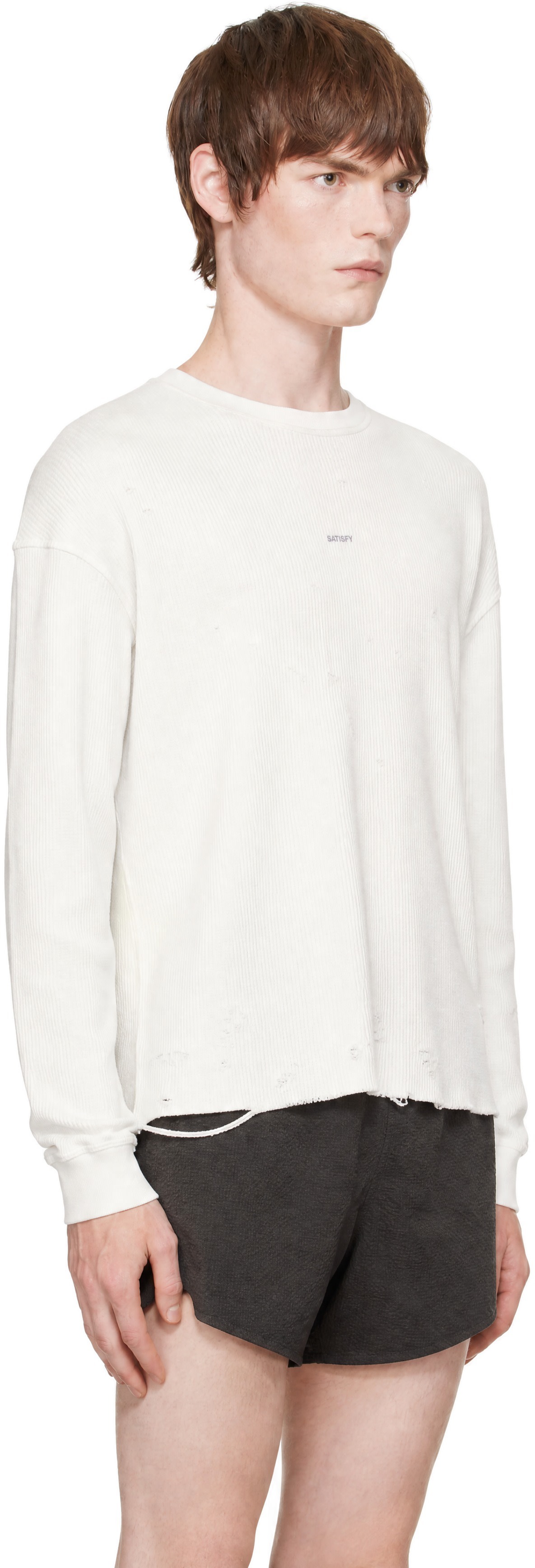 Satisfy - Off-White MothTech Waffle Long T-shirt