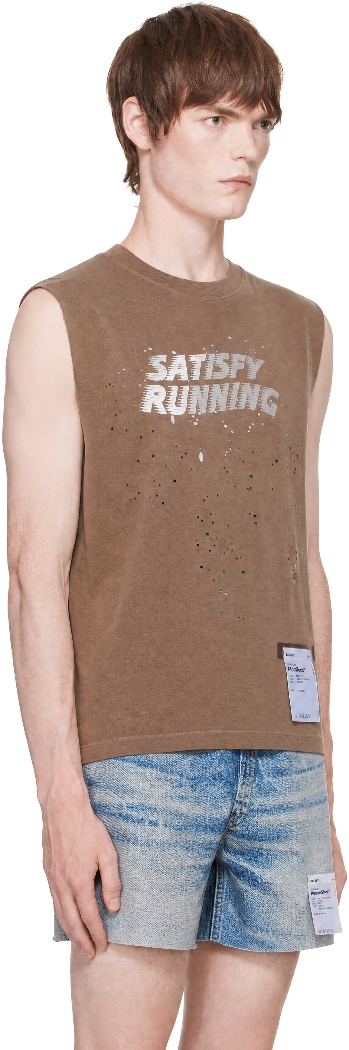 Satisfy - Brown MothTech Muscle Tank Top