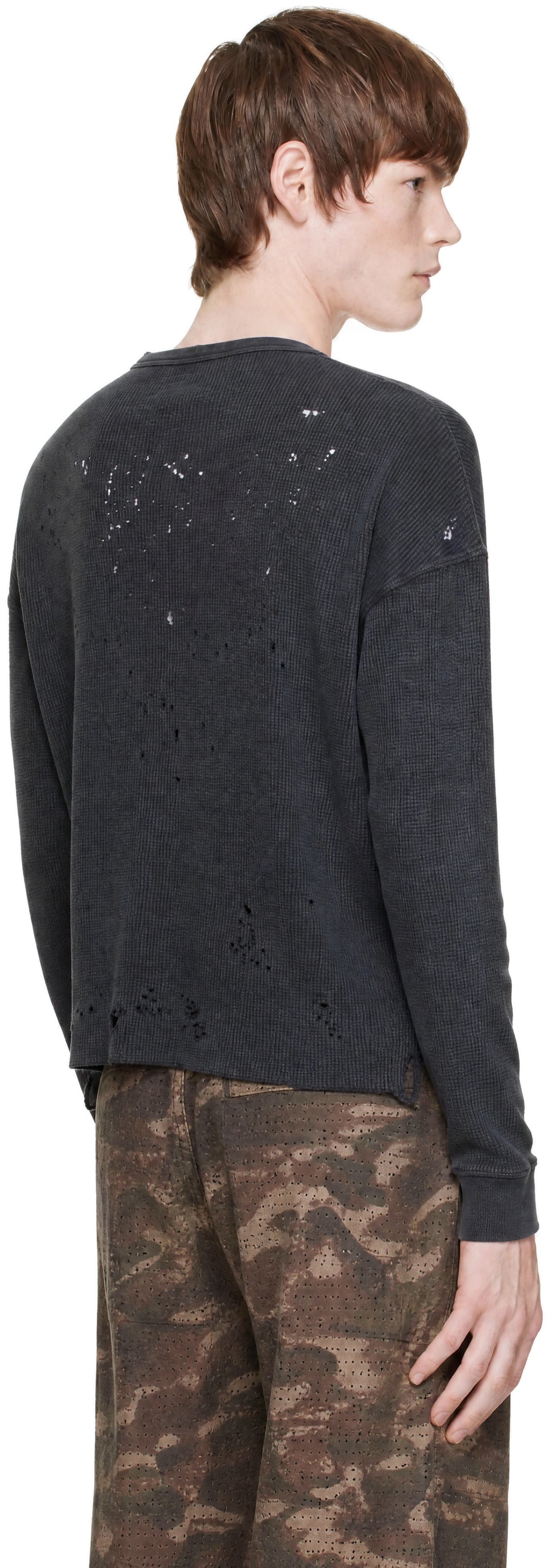 Satisfy - Gray MothTech Waffle Long T-shirt