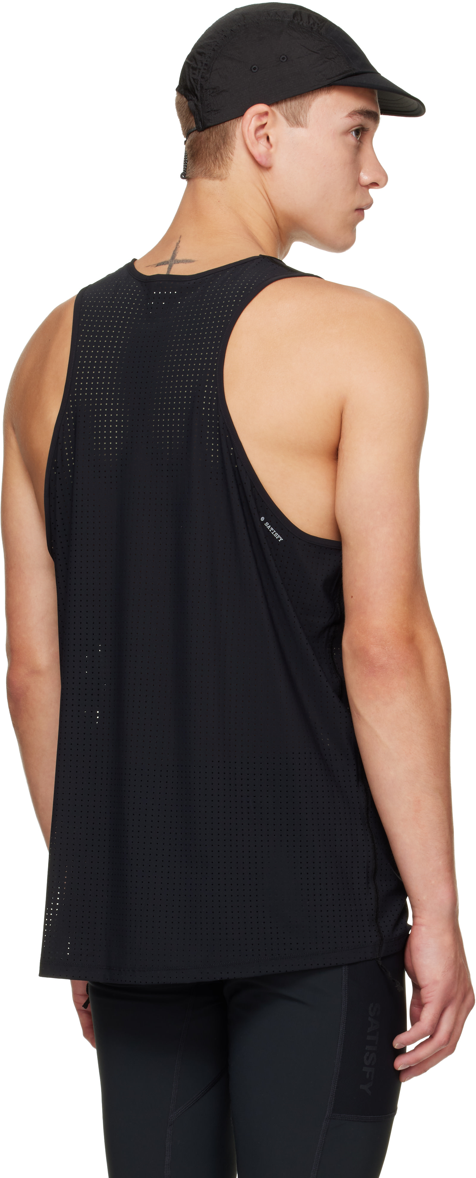 Satisfy - Haut noir en jersey Space-O