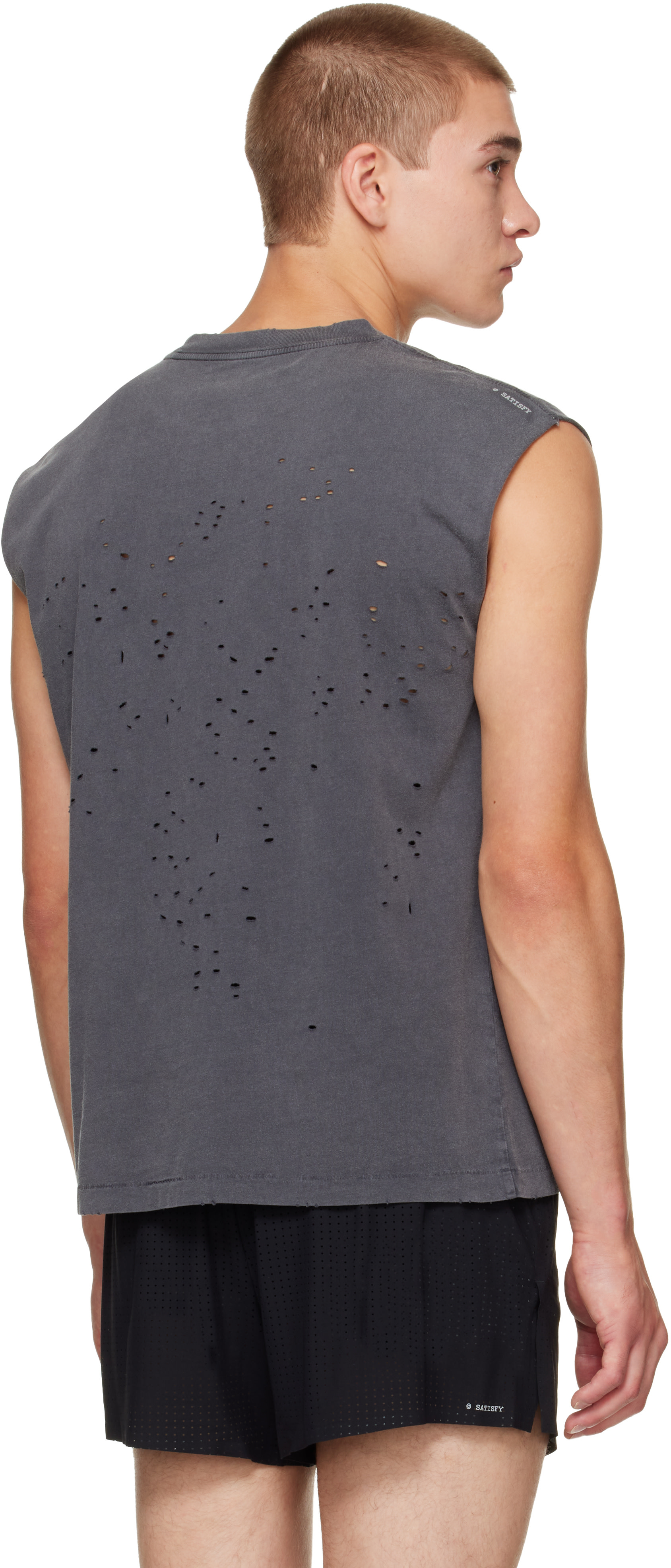Satisfy - Débardeur gris en jersey MothTech
