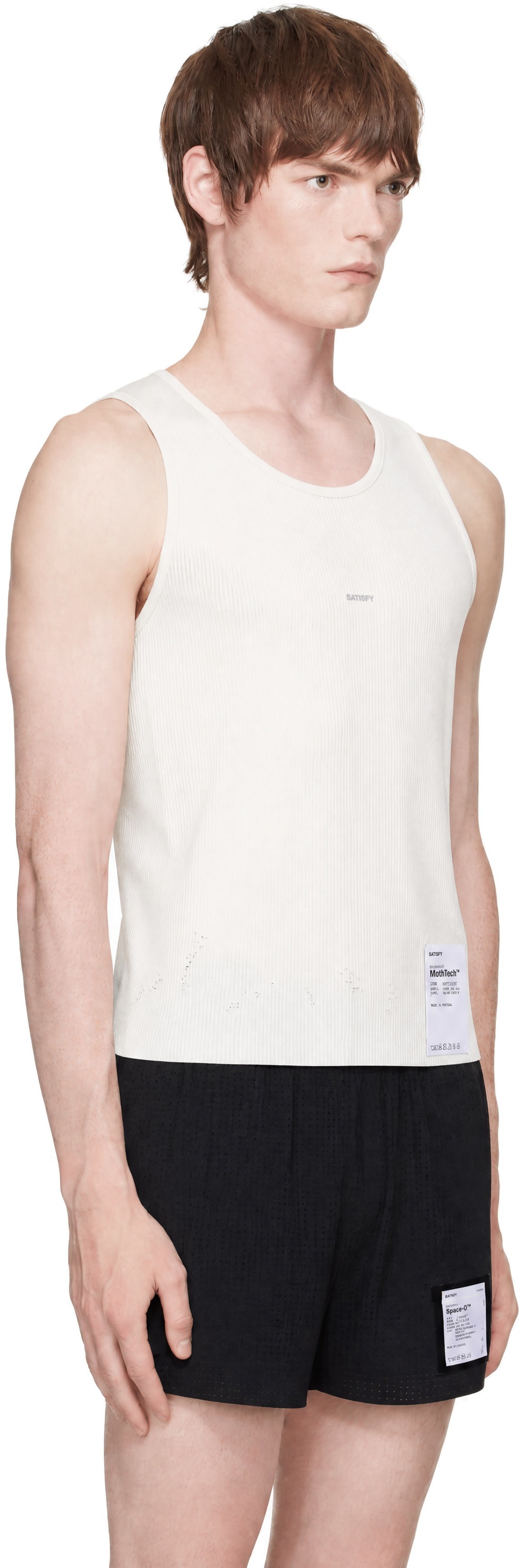 Satisfy - Off-White MothTech Waffle Singlet Tank Top
