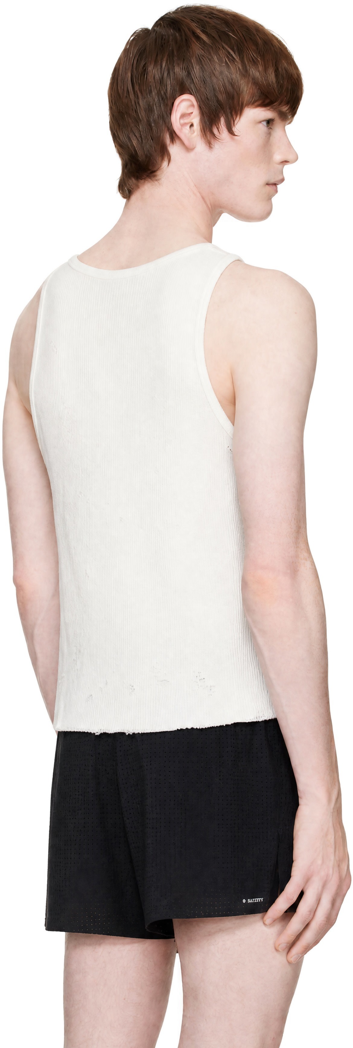 Satisfy - Off-White MothTech Waffle Singlet Tank Top