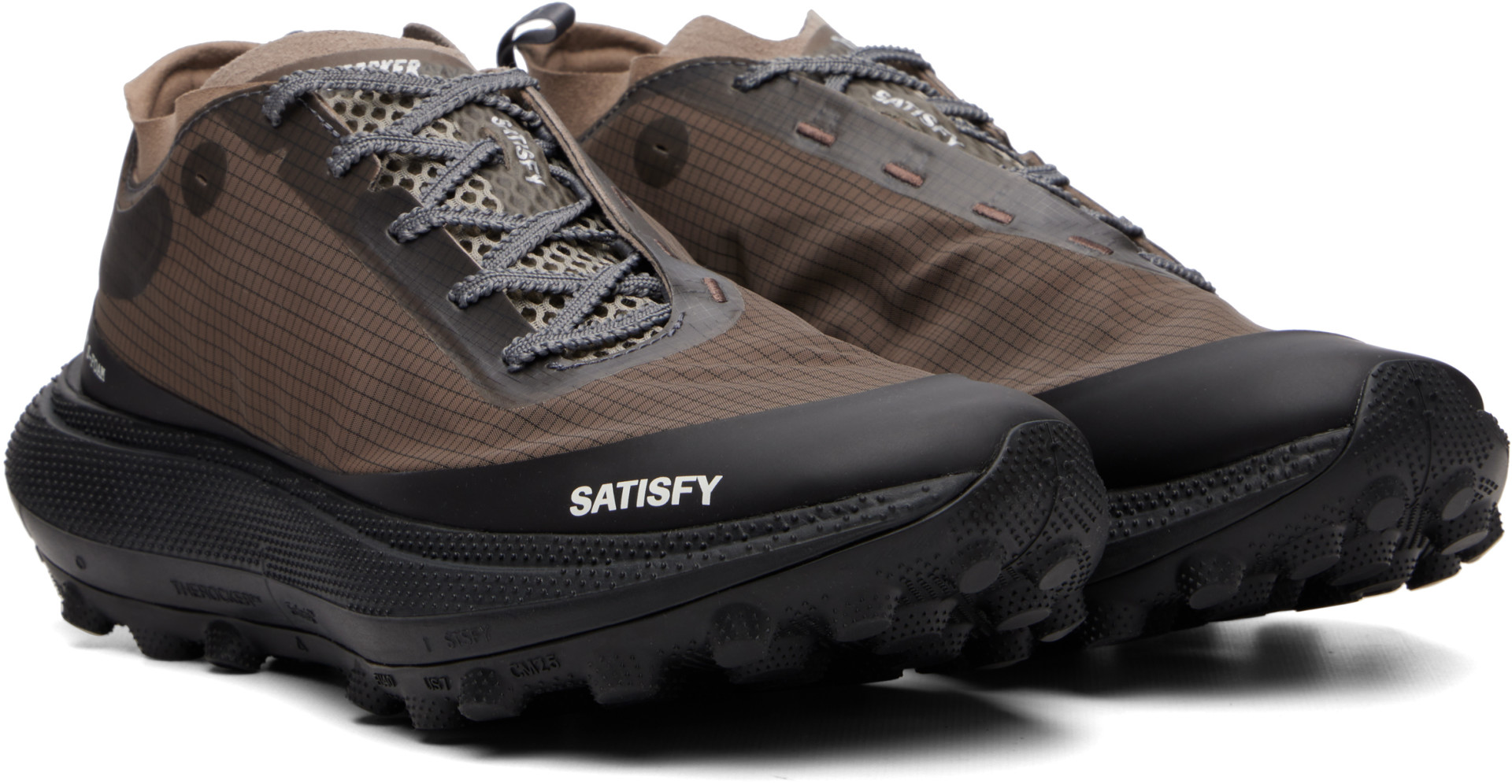 Satisfy - Baskets 'TheROCKER' brunes