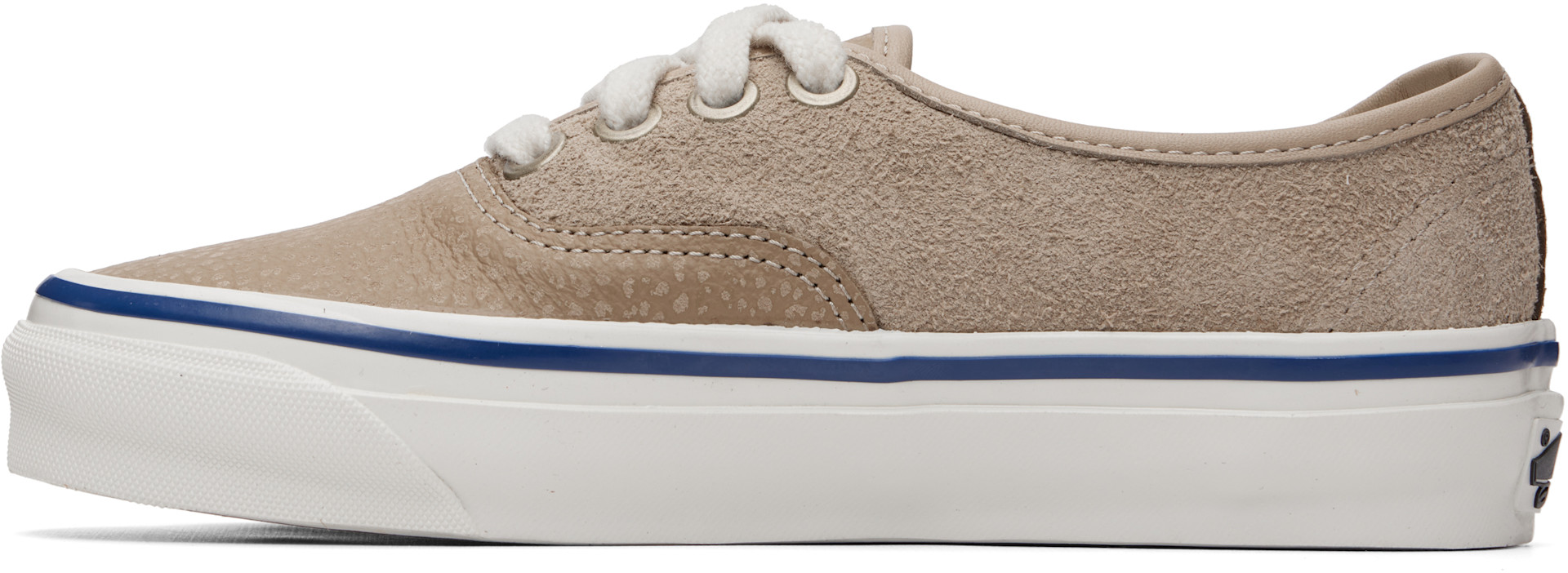 Vans - Baskets OTW Authentic 44 beiges à semelle Vibram à micro-rainures