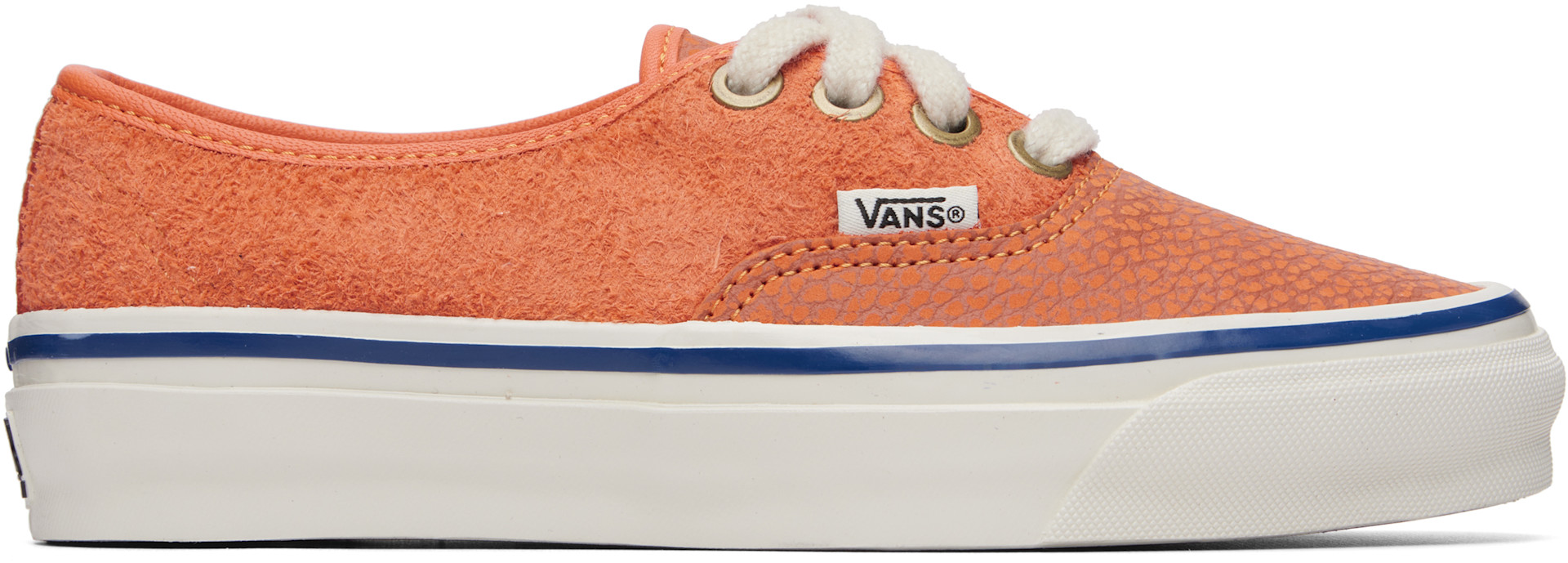 Vans - Baskets OTW Authentic 44 orange à semelle Vibram à micro-rainures