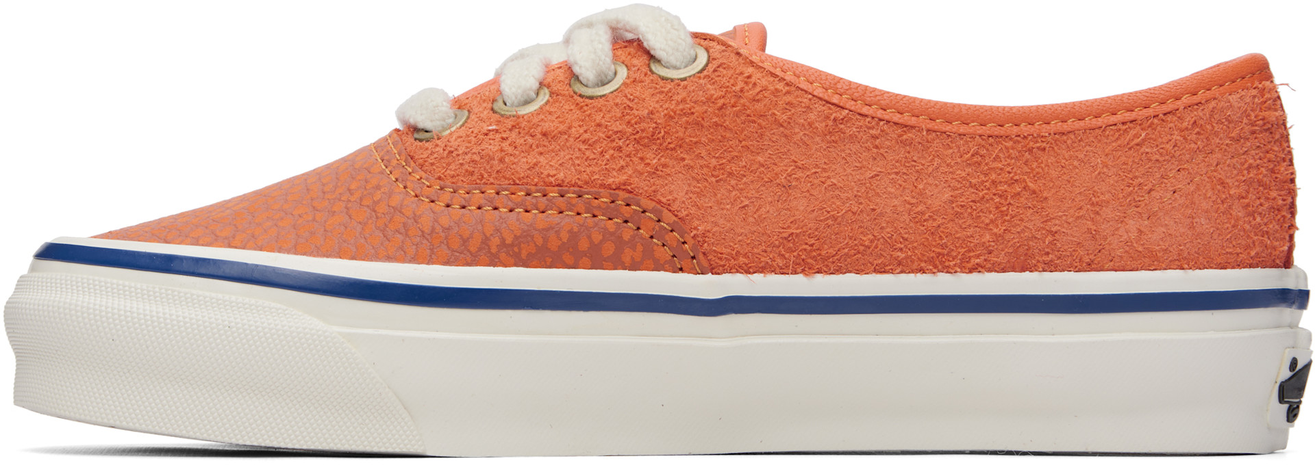 Vans - Baskets OTW Authentic 44 orange à semelle Vibram à micro-rainures