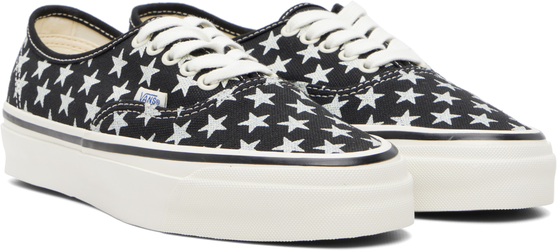 Vans - 블랙 & 오프 화이트 LX 어센틱 44 스니커즈