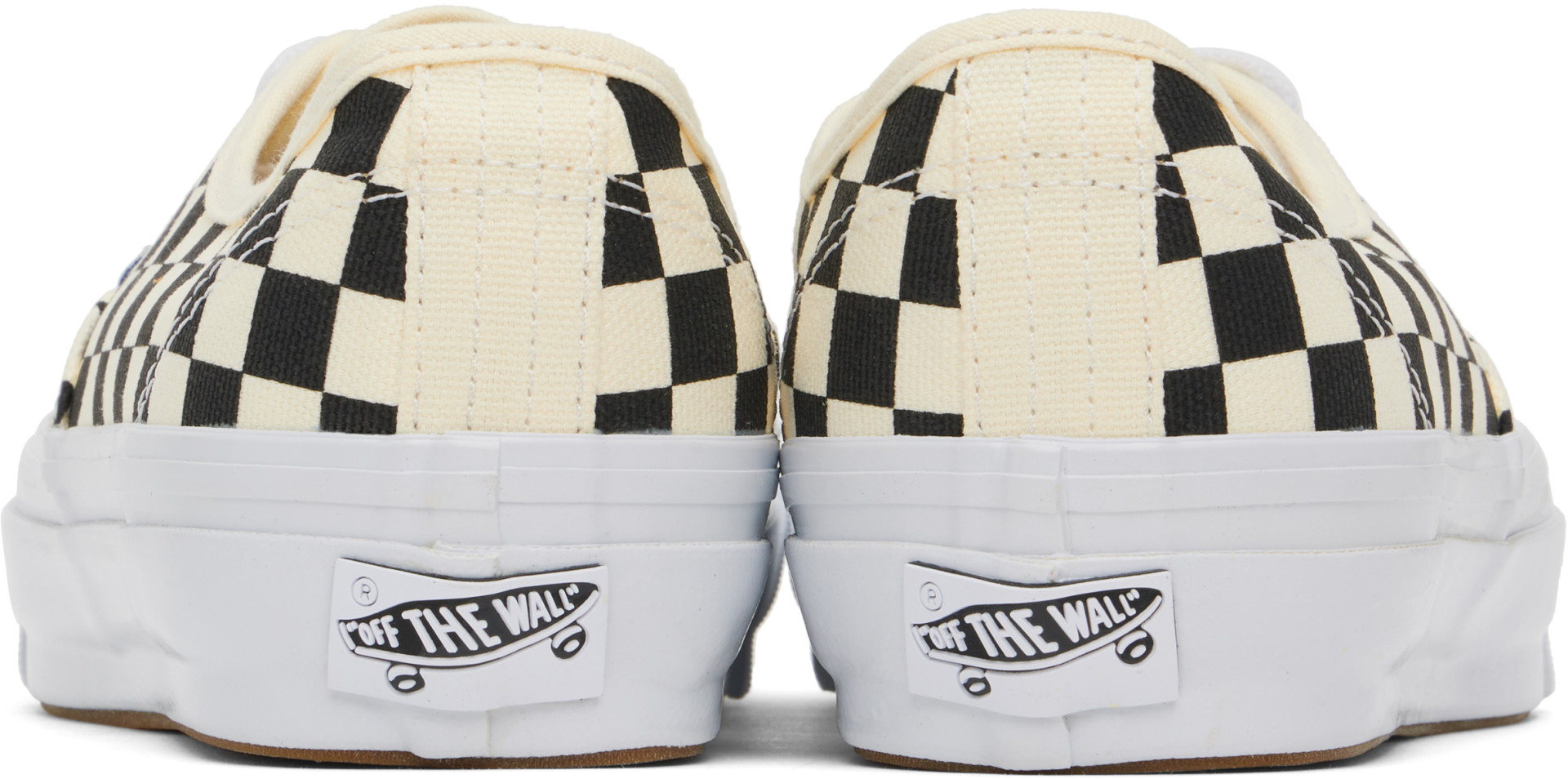 Vans - Baskets Authentic noir et blanc cassé - Premium
